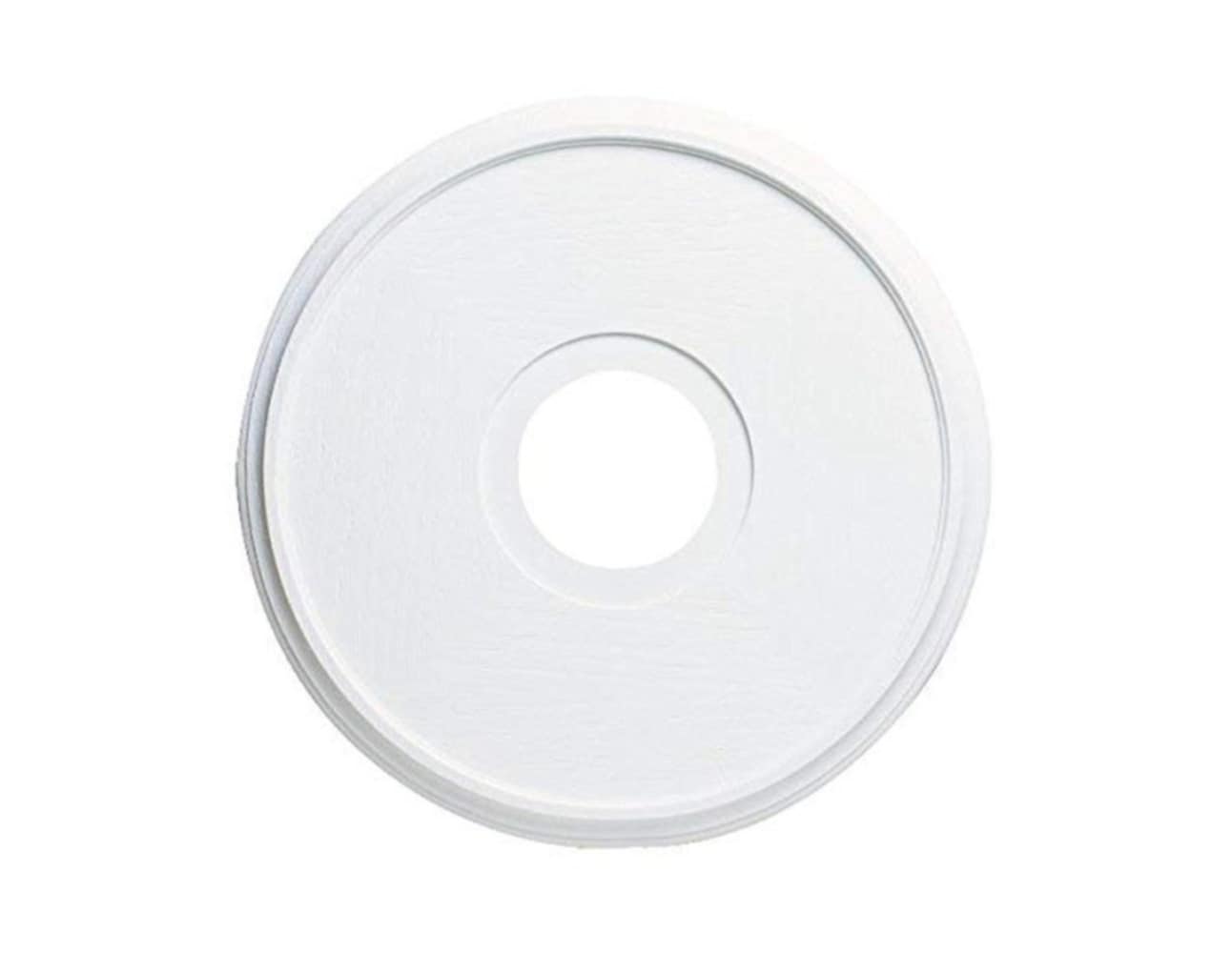Sunset Lighting 424101 12.0-in W x 12.0-in L White Composite Whole Ceiling Medallion