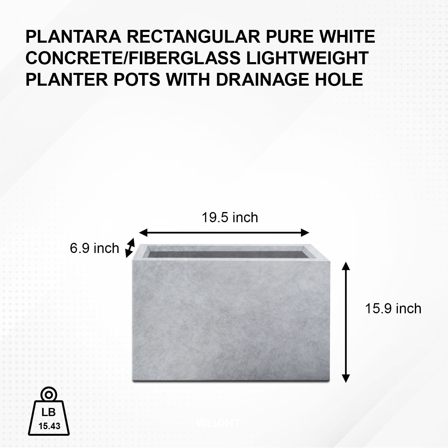 PLANTARA PA0260A-8011 Planter-Window-Box - View #2