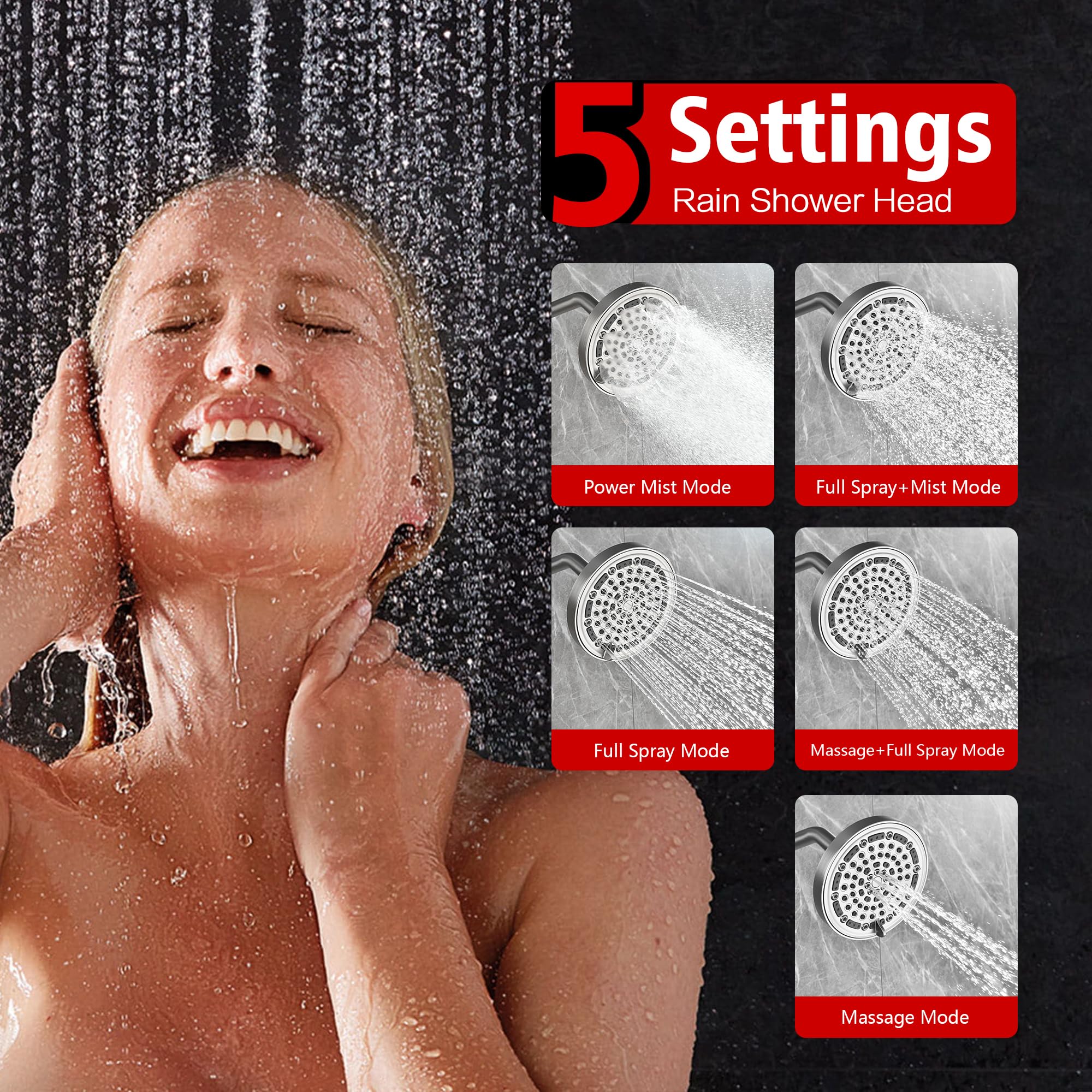 ITOPFOX LIT0814I160 Fixed-Showerhead - View #7