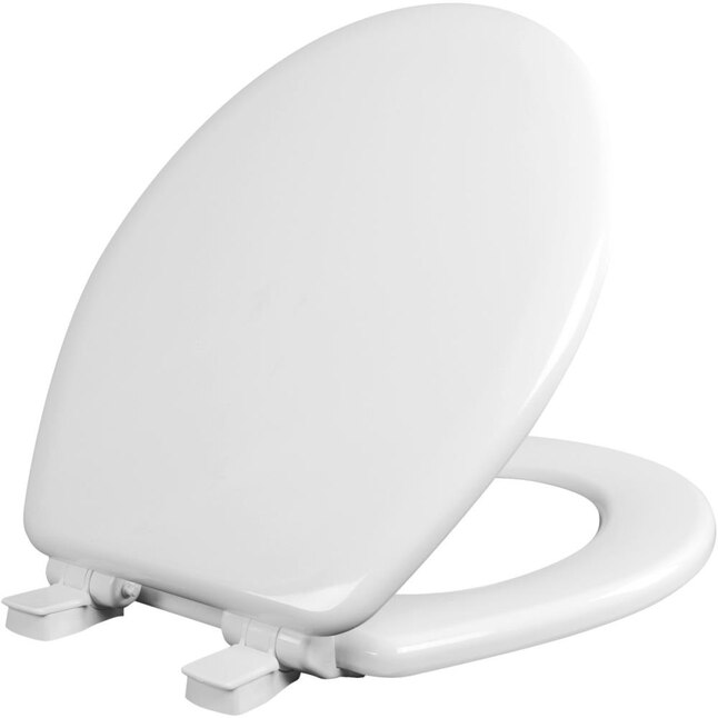 Bemis Nextstep White Round Slow Close Toilet Seat In The Seats Department At Com - How To Fix Bemis Slow Close Toilet Seat