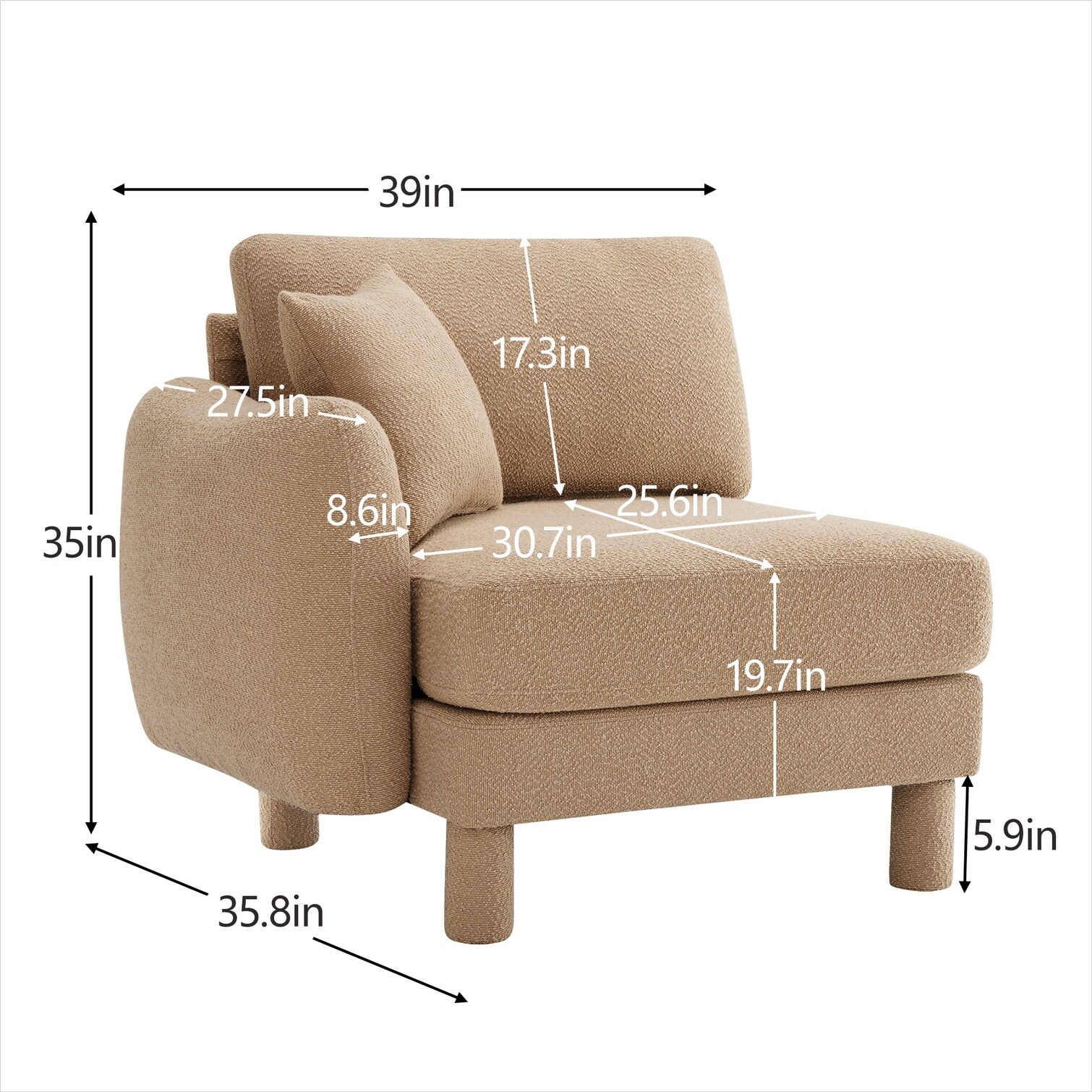 SunJet 33FX7FPEUUGH Sofas-Loveseats - View #3