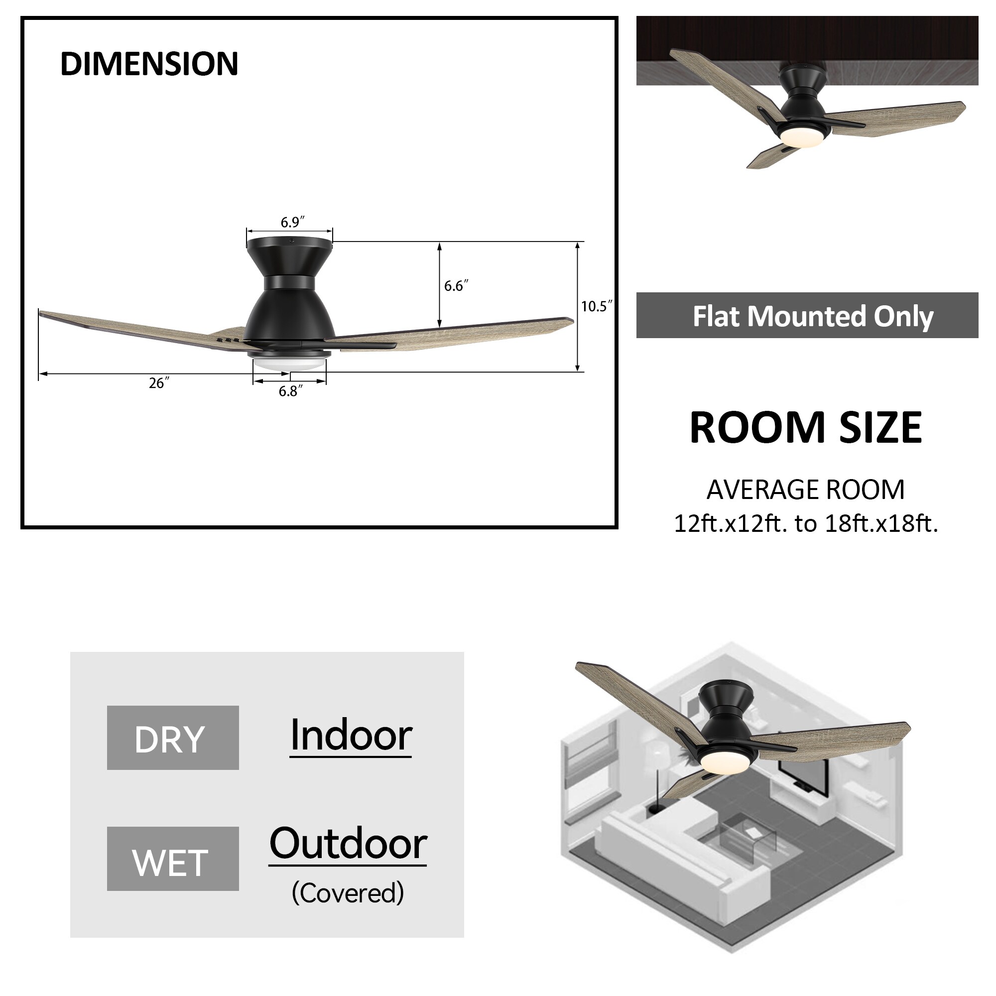 CARRO USA LS523J3-L11-BS-1-FM Ceiling-Fans - View #9
