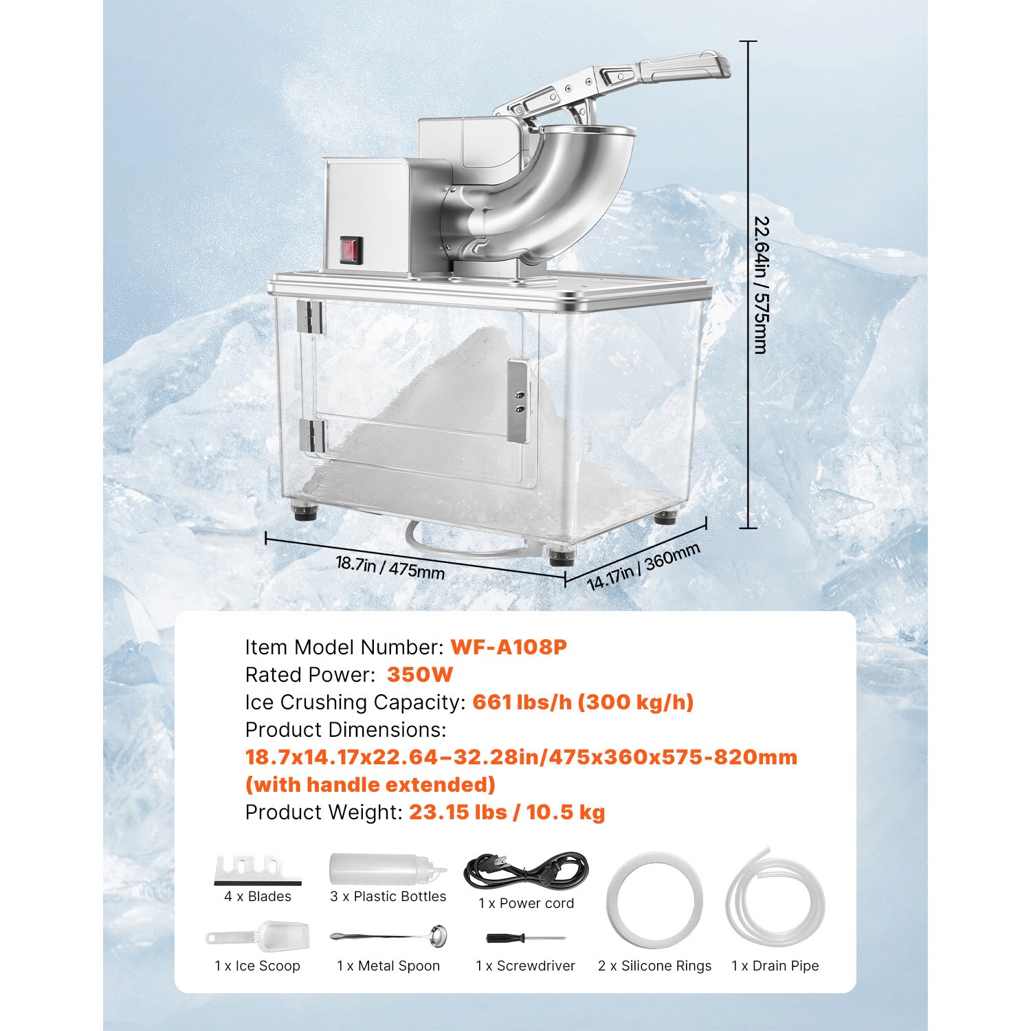 VEVOR SCSBJDHKYS6607590V1 Frozen-Drink-Makers - View #7