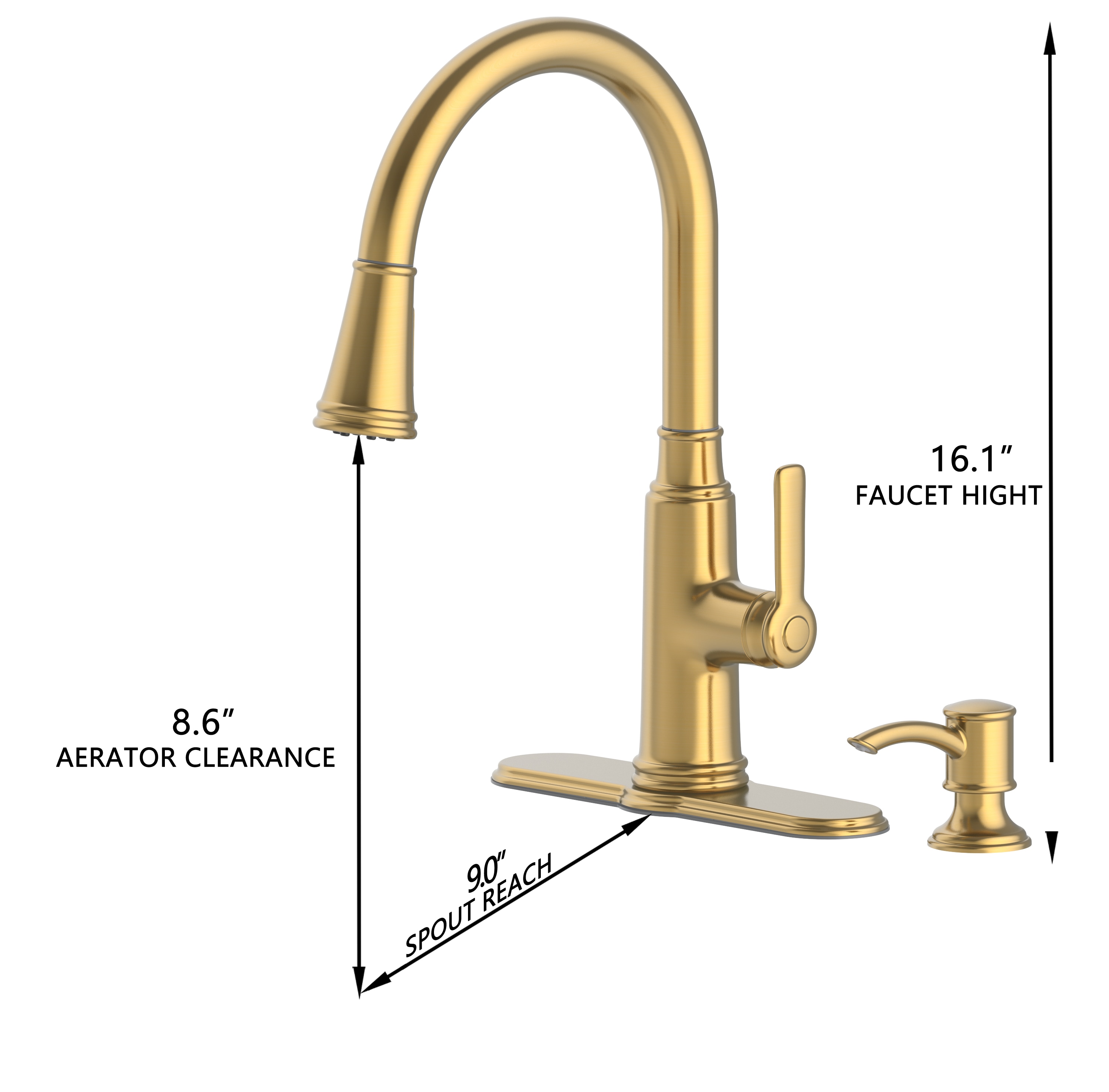 allen + roth 67726W-164408 Kitchen-Faucets - View #3