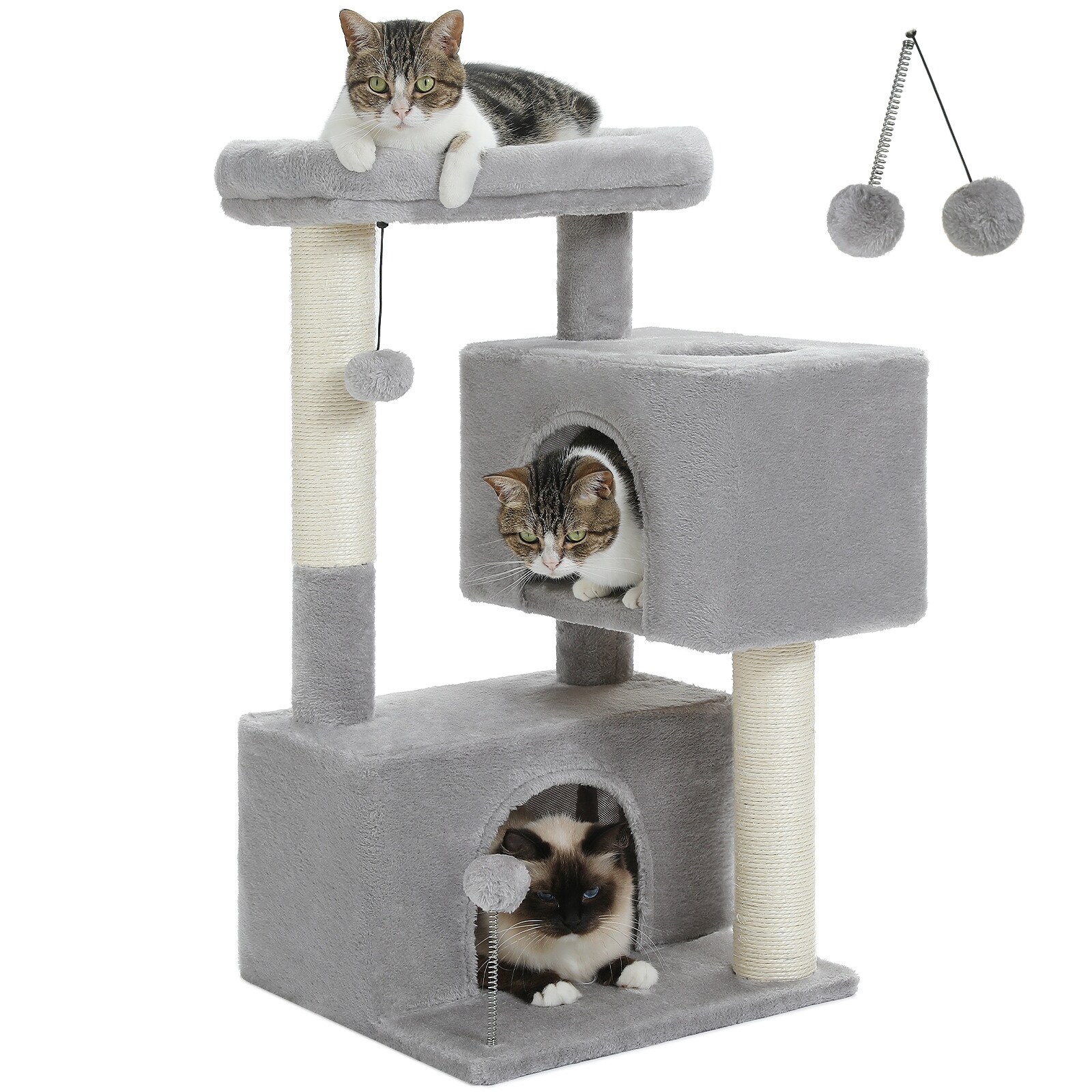 Cenadinz XCHAMT0237GY Cat-Trees - View #2