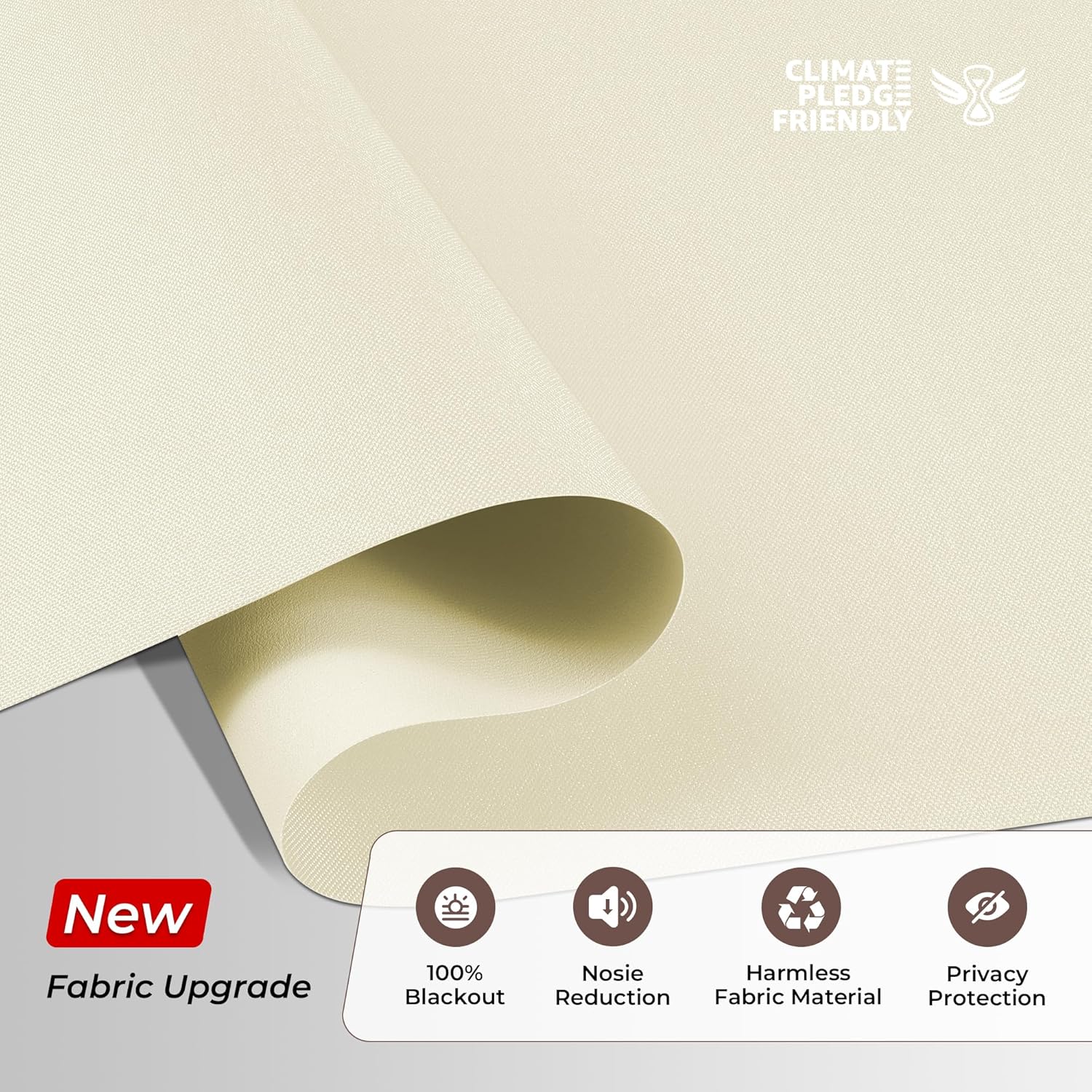 EFCUT Cordless Light Filtering Roller Shade 29 in W x 72 in H Pepper ...