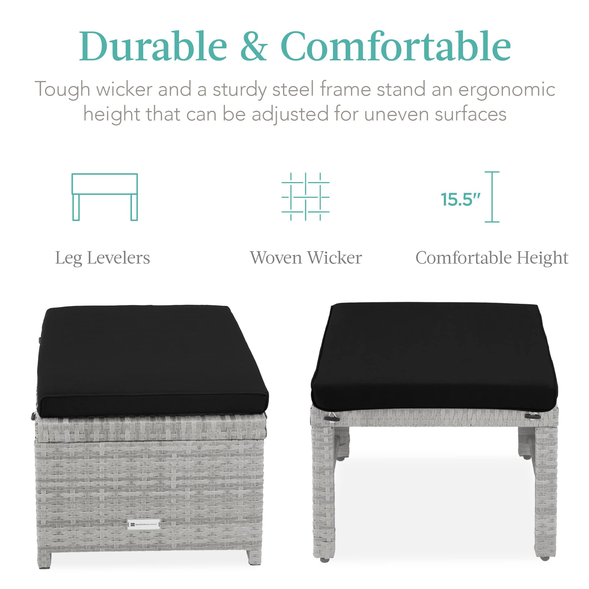 Best Choice Products SKY6590 Stools-Ottomans - View #2