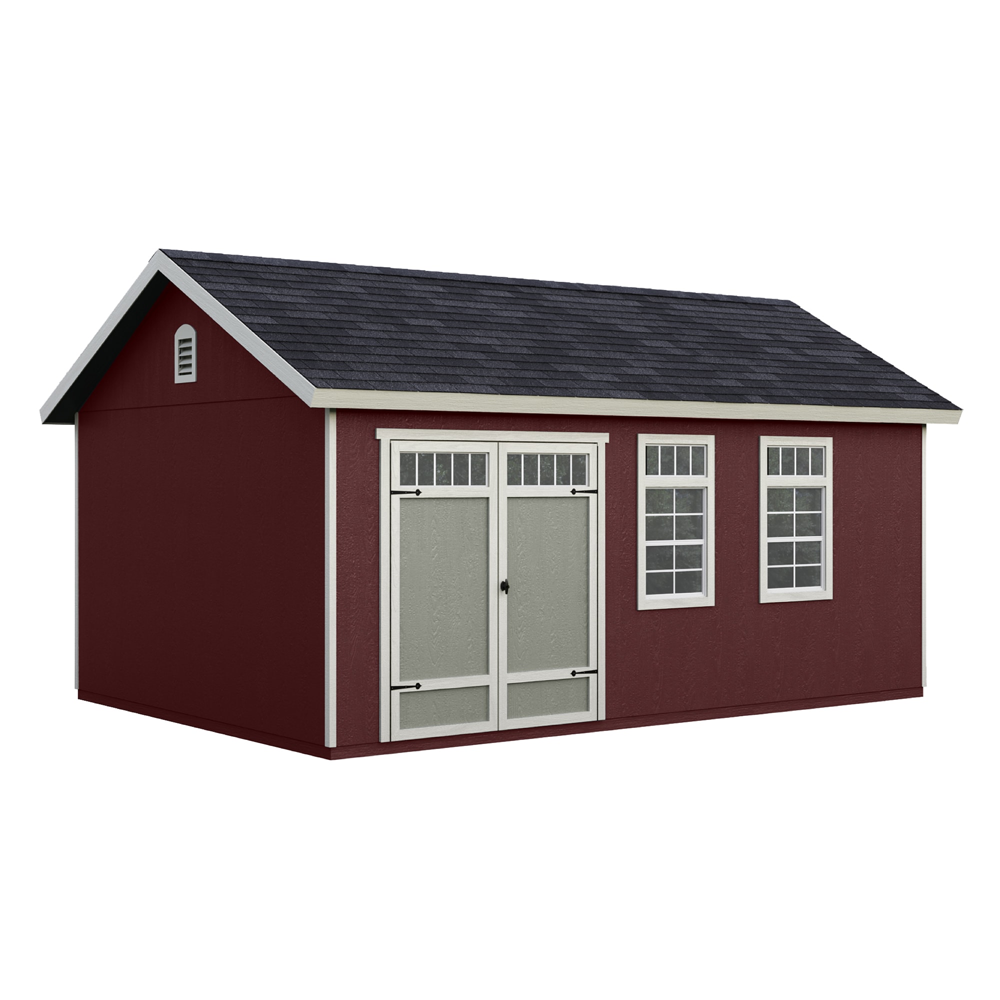 Heartland 19738-3 Biltmore 20-ft x 12-ft Gable Style Wood Outdoor Storage Shed with 1 Windows 1 Doors