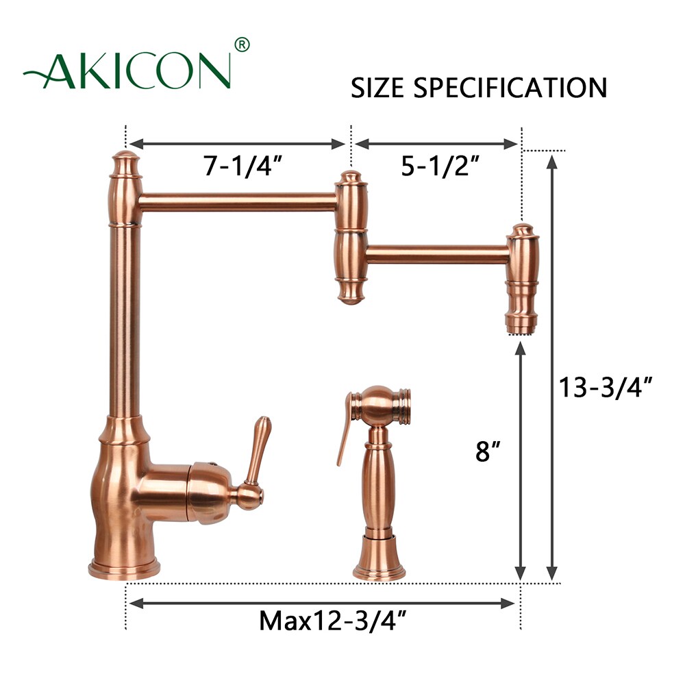 Akicon AK918P2 Kitchen-Faucets - View #4