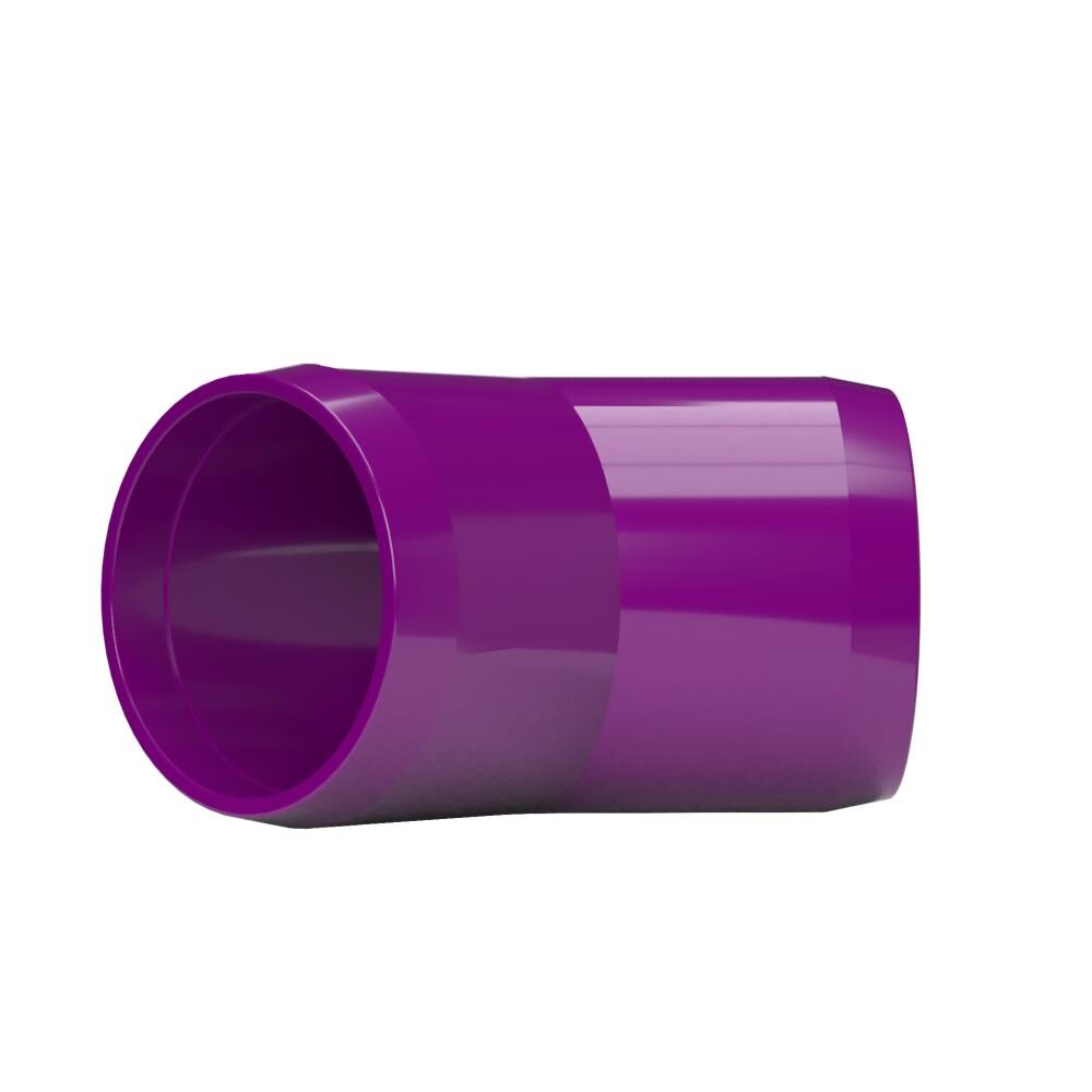 PVC Pipeworks 1/2-in 45-Degree PVC Elbow in Purple (10-Pack) in the PVC ...