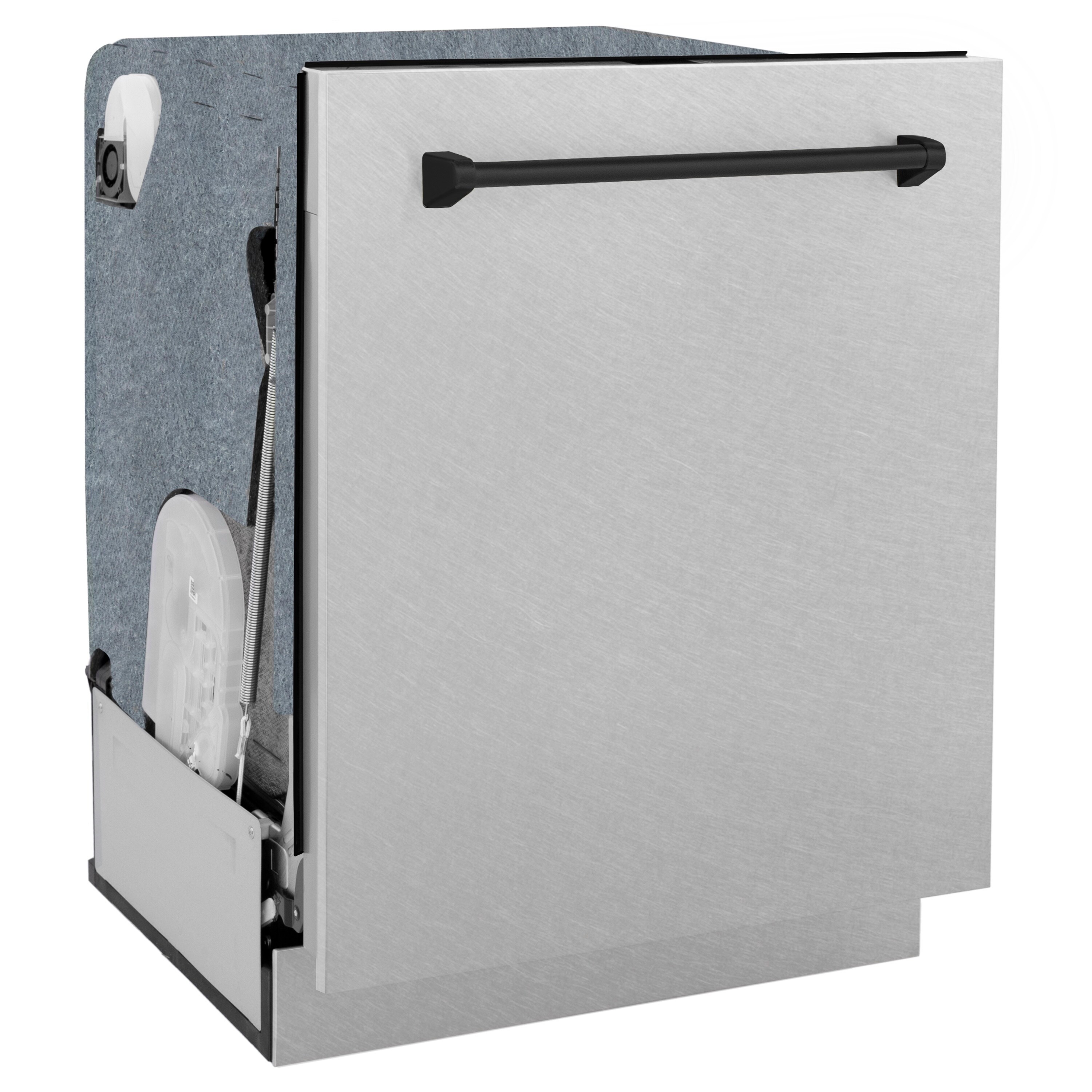 ZLINE KITCHEN & BATH DWMTZ-SN-24-MB Builtin-Dish - View #3
