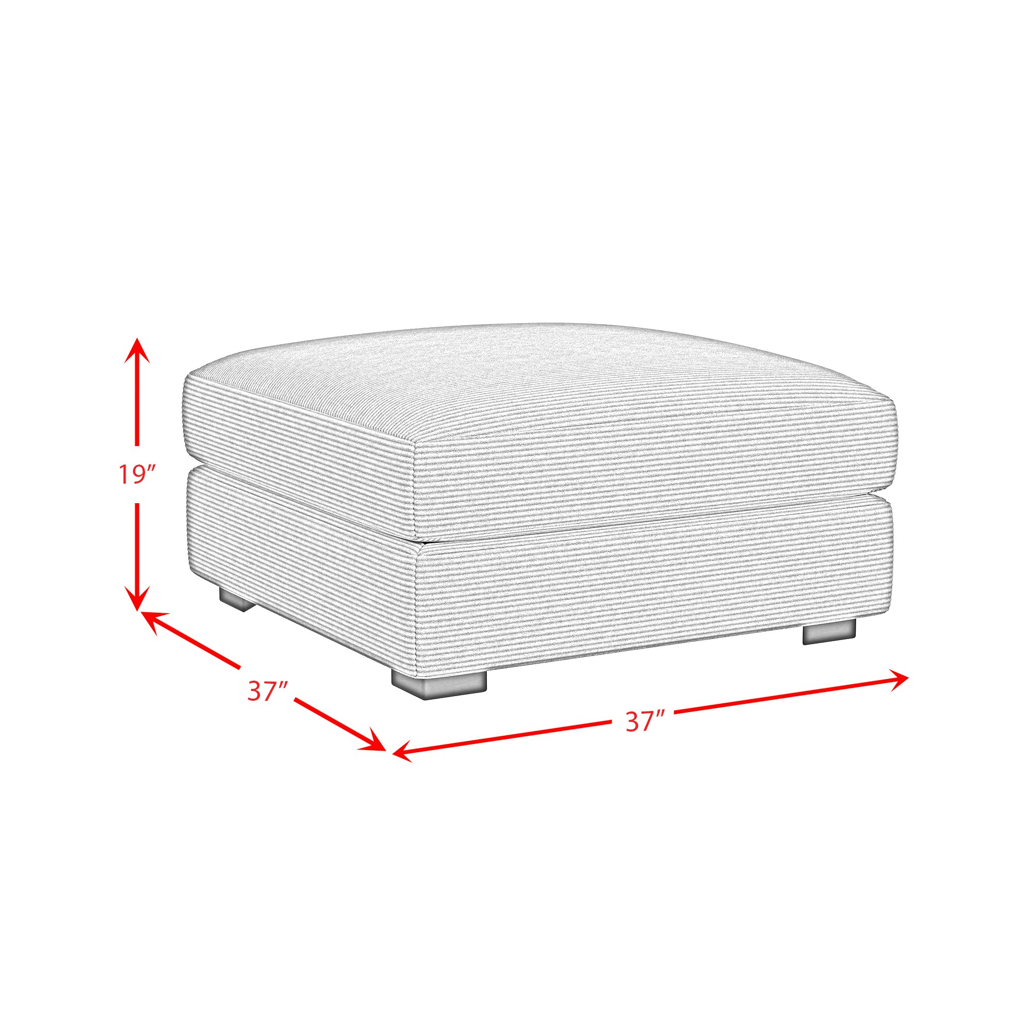 Picket House Furnishings U-8540-9442-000 Indoor-Ottomans - View #6