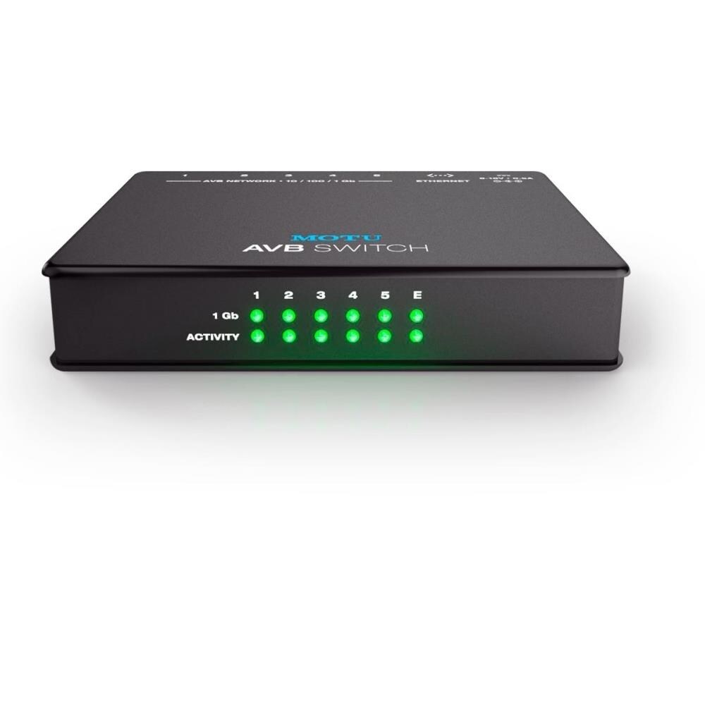  TCNCD386107 Motu MOTU-AVB-SWITCH Five-Port AVB Ethernet Switch