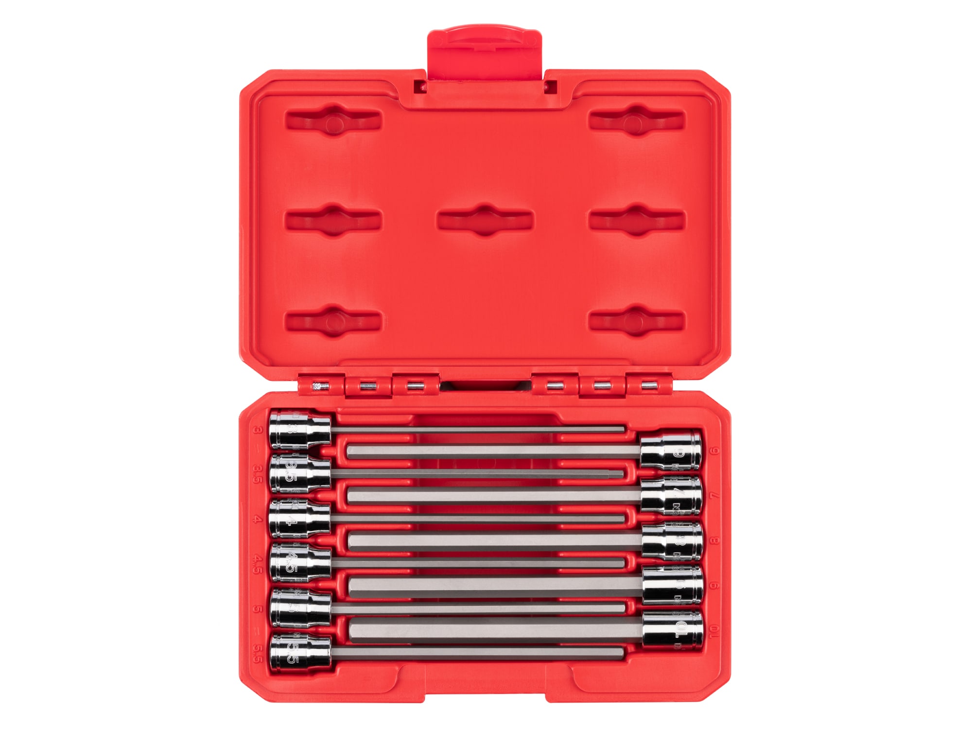 TEKTON SHB91314 11 -Piece 3/8-in Drive Set Hex Bit Driver Socket Set