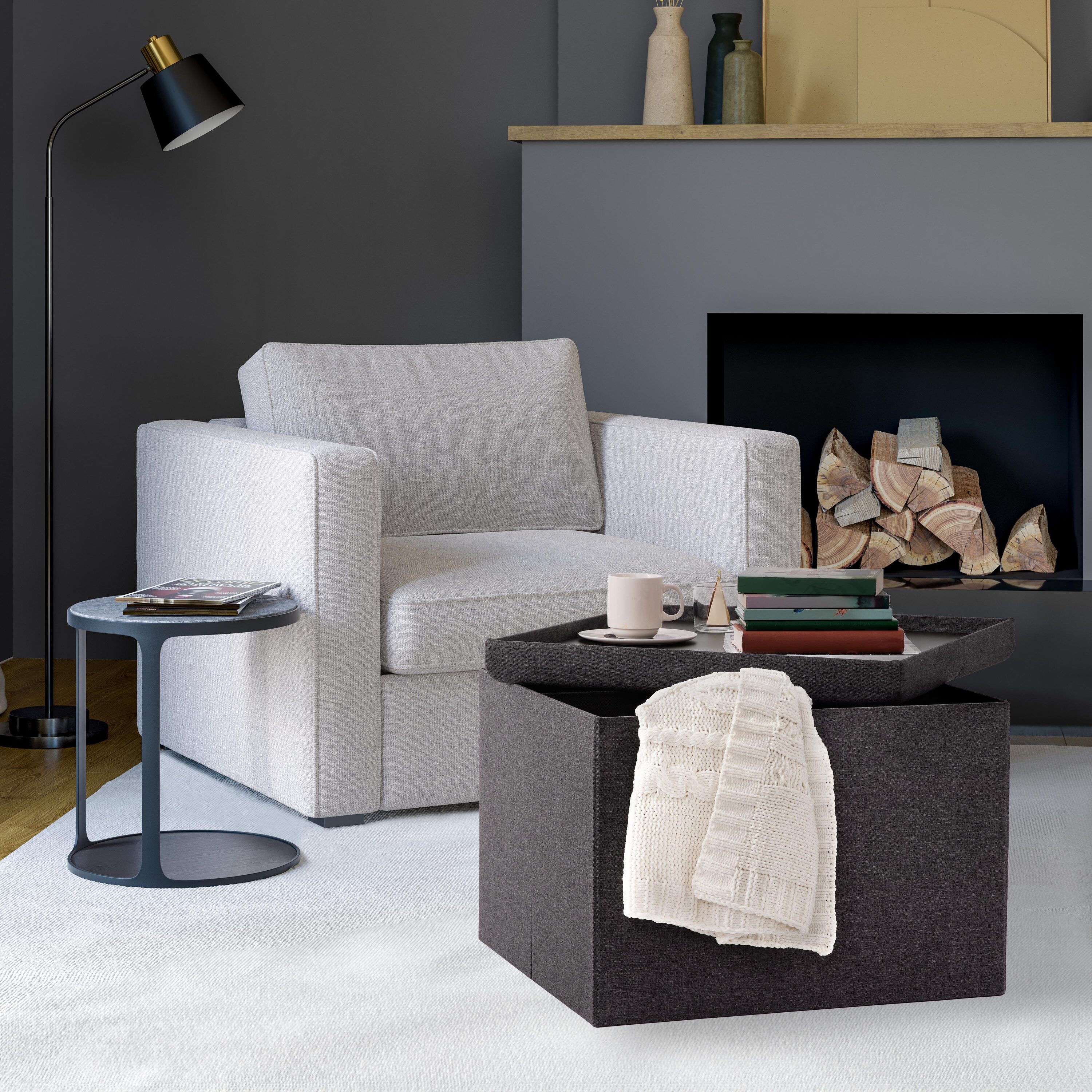 Seville Classics STR30251 Indoor-Ottomans - View #7
