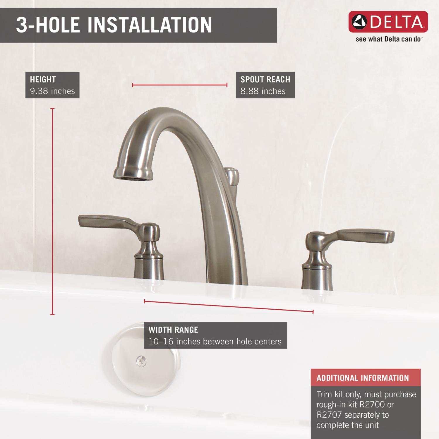 Delta T2732-SS Roman-Tub-Faucets - View #3