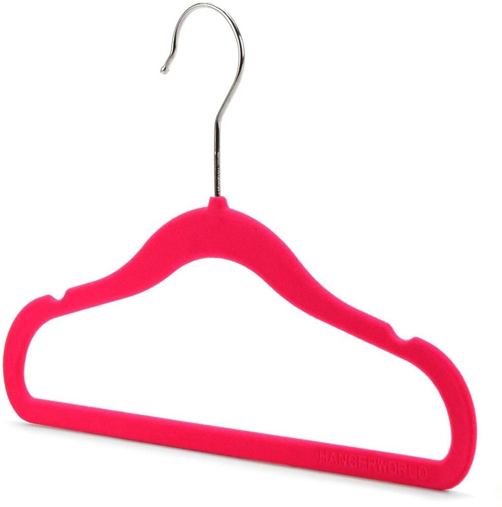 Basics Velvet Suit Hangers Pink 30-Pack 