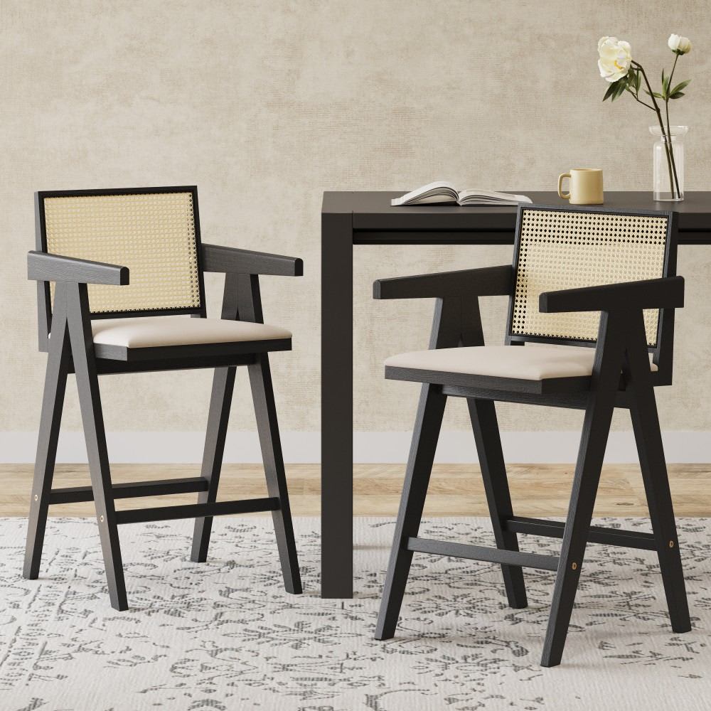 Coolbibila LIAM-STOOLS-BLACK stools - View #2