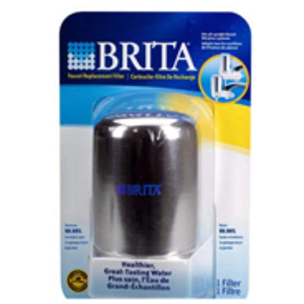 Brita -  Faucet Filter Chrome 100 Gal. Chrome Boxed