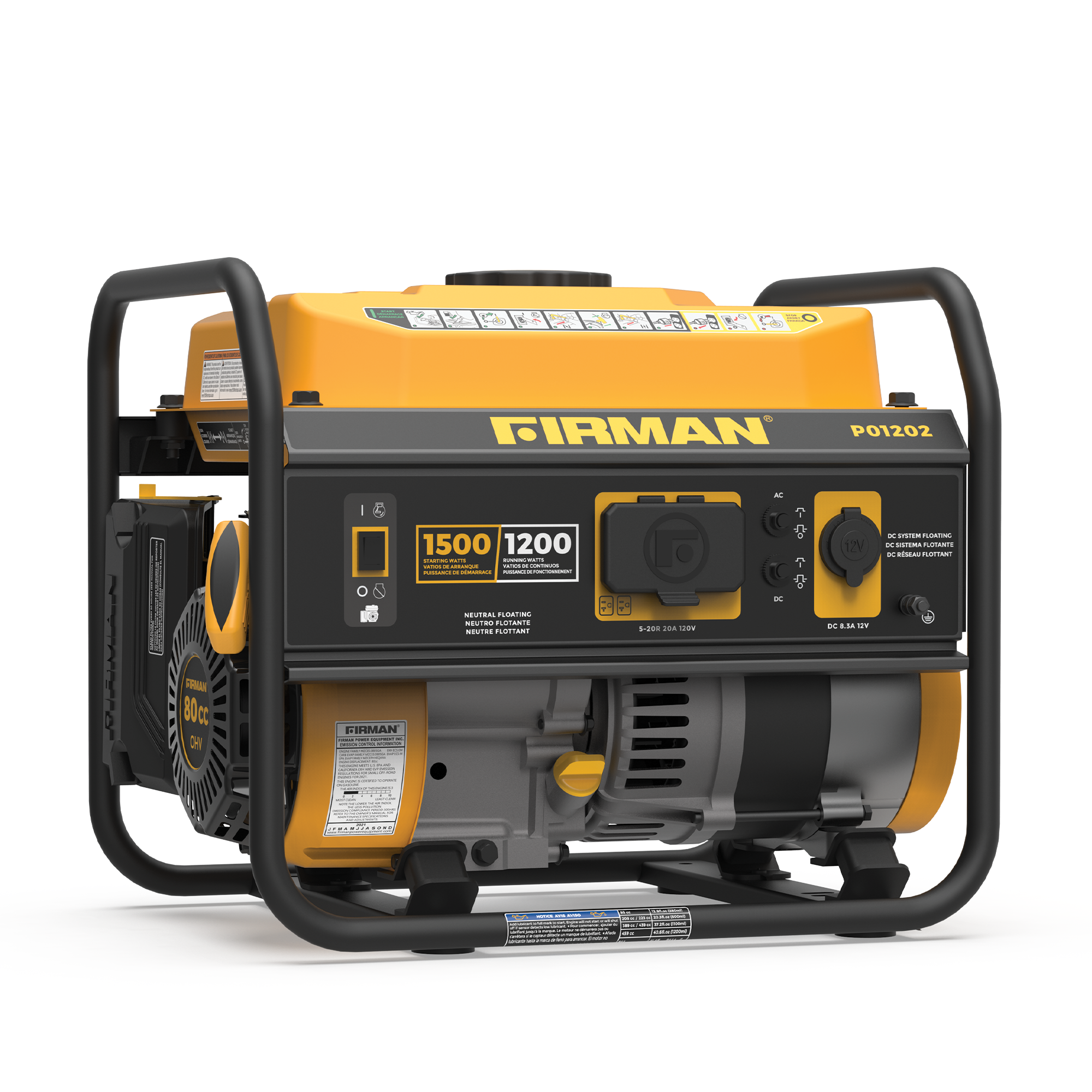 Firman P01202 Performance 1200-Watt Portable Generator