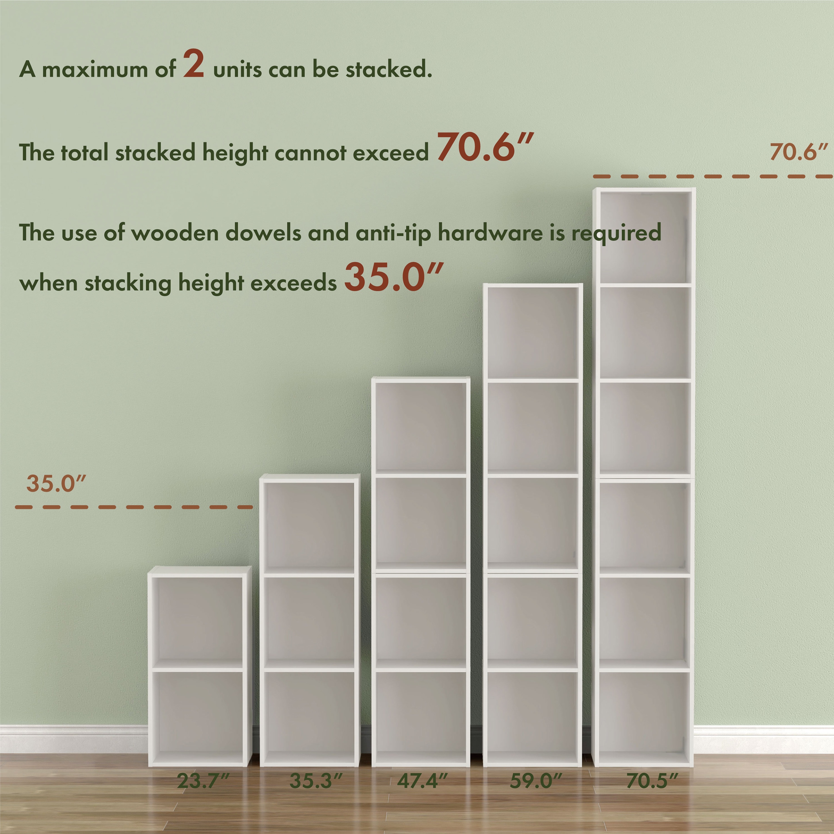 Furniture of America FGI-2381C46-2D bookcases - View #12