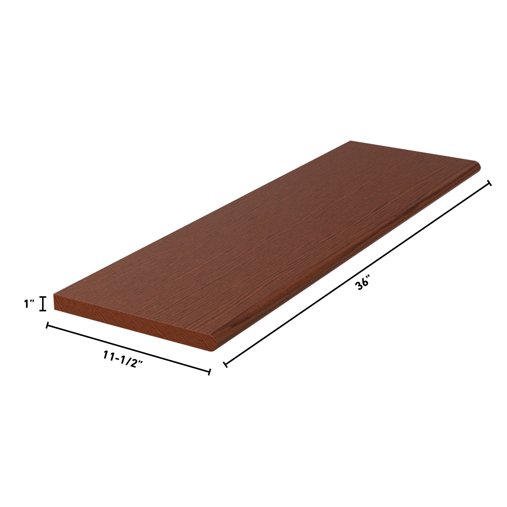 L.J. Smith Stair Systems 807011X36-BRZC Stair-Treads - View #2