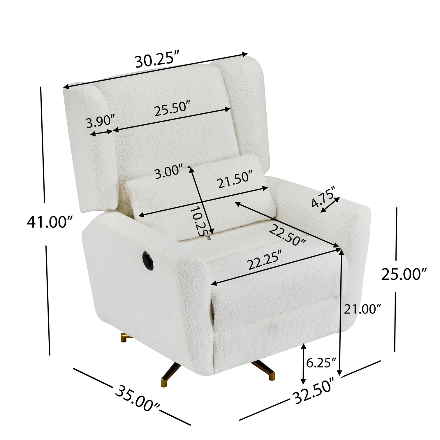 Naturefalls QMC2H70UMRNW recliners - View #9