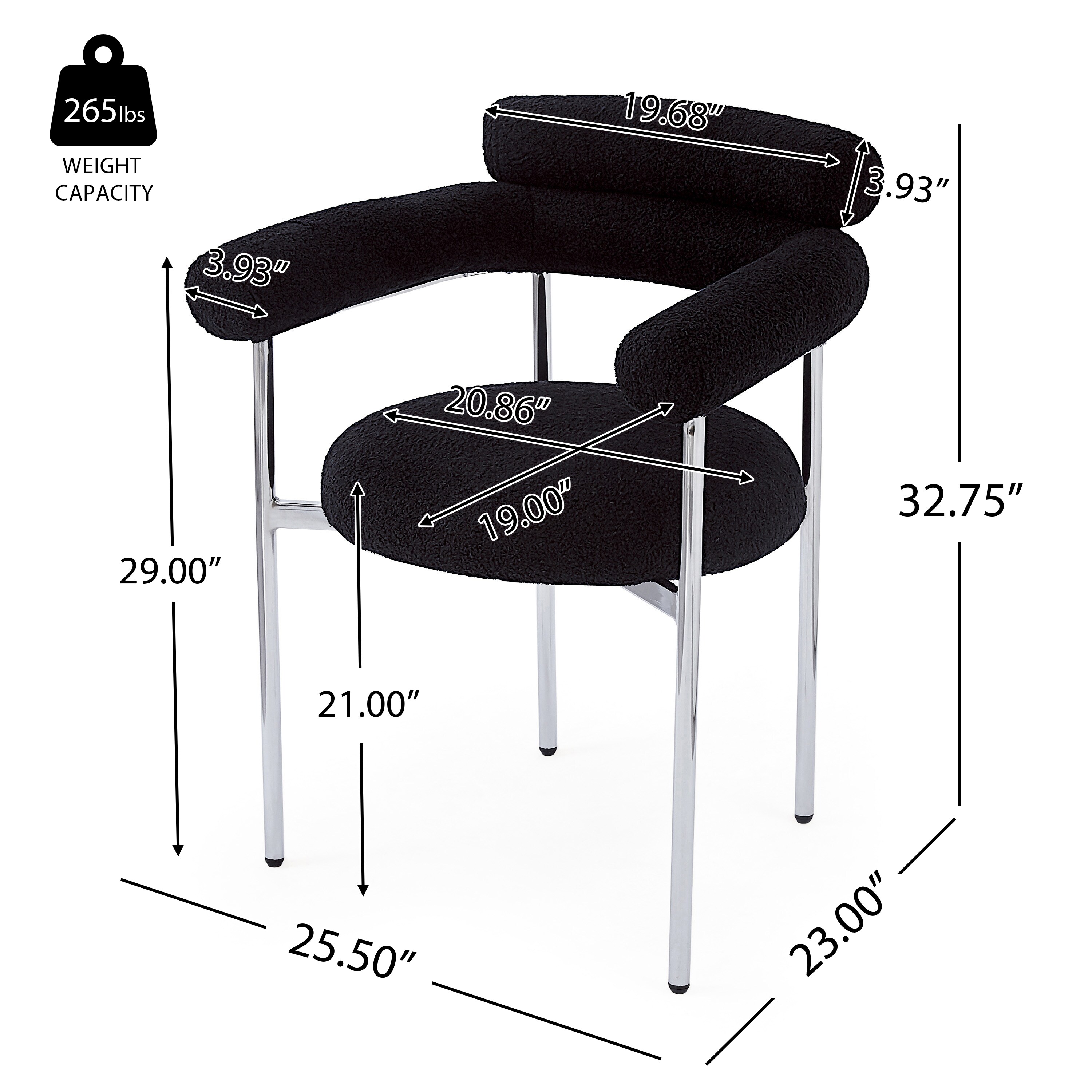 Best Selling Home Decor 319909 Dining-Chairs - View #3