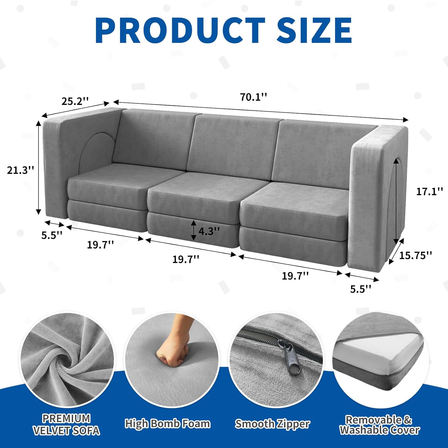 WhizMax PD-PHK-33CEBEB7 futons - View #2