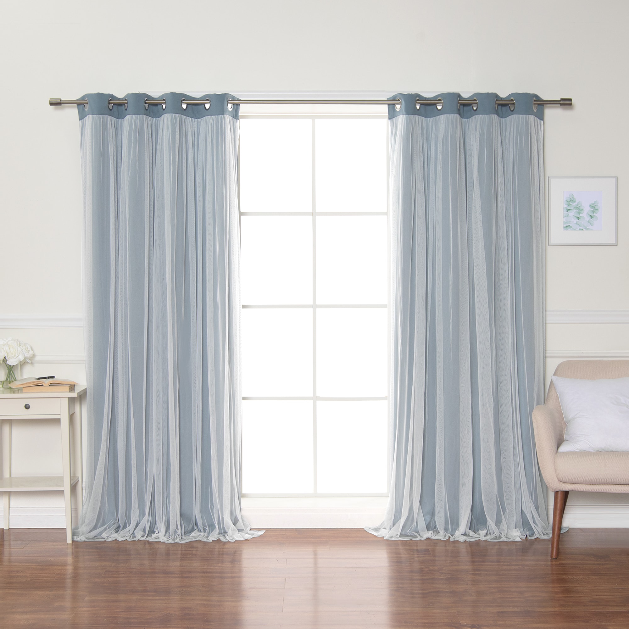 Best Home Fashion GR-MARRYME-108-MGREE curtains - View #5