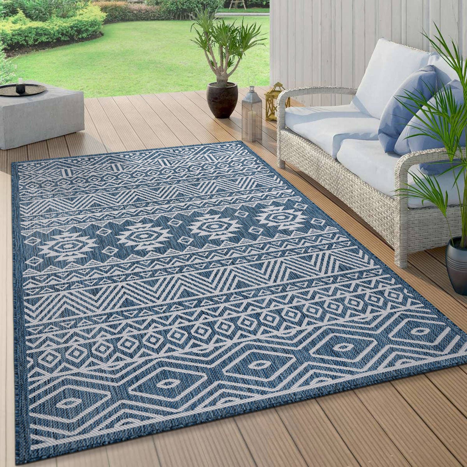 World Rug Gallery 124NAVY5X7 rugs - View #2