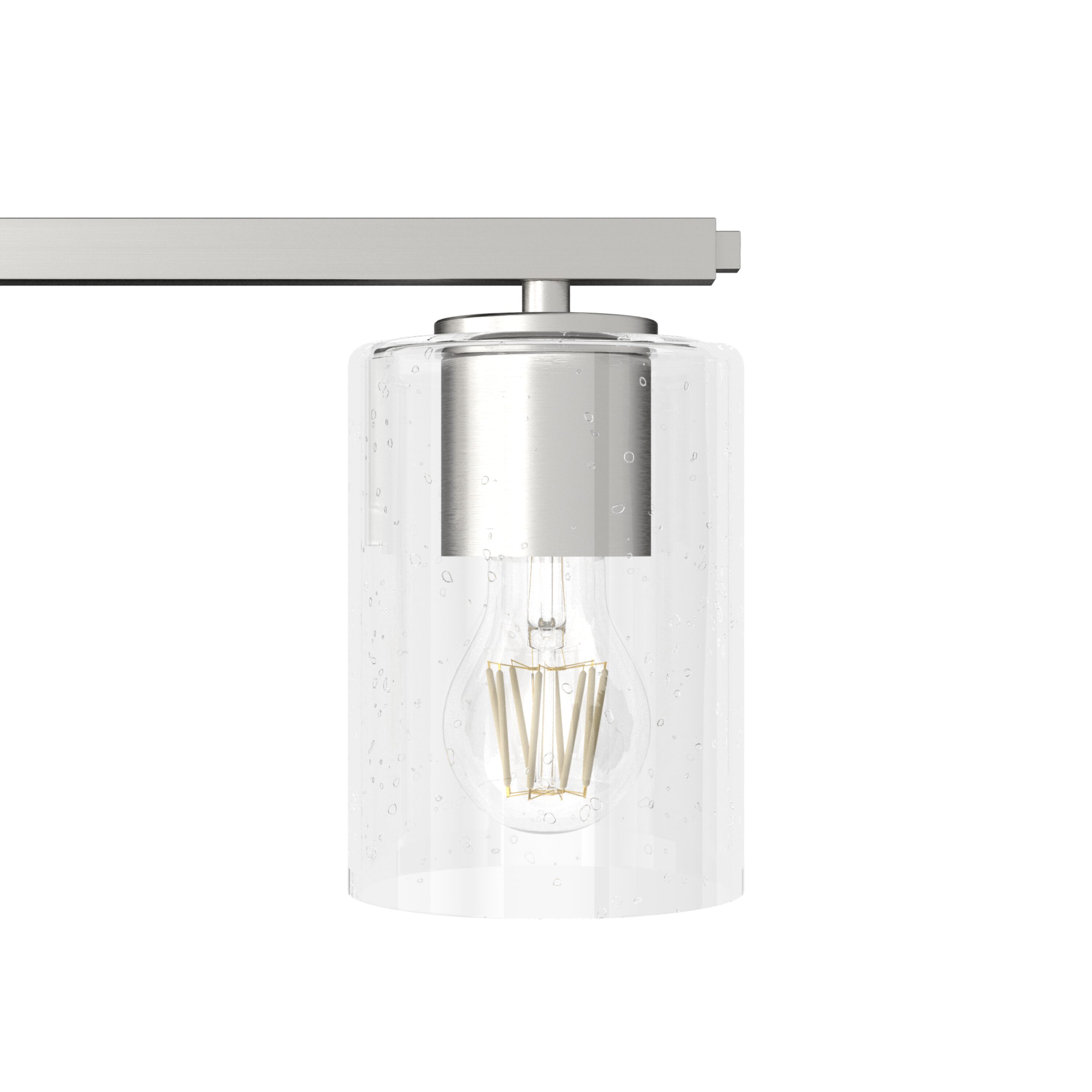 Hunter Kerrison 30-in 4-Light Brushed Nickel LED Transitional Vanity ...