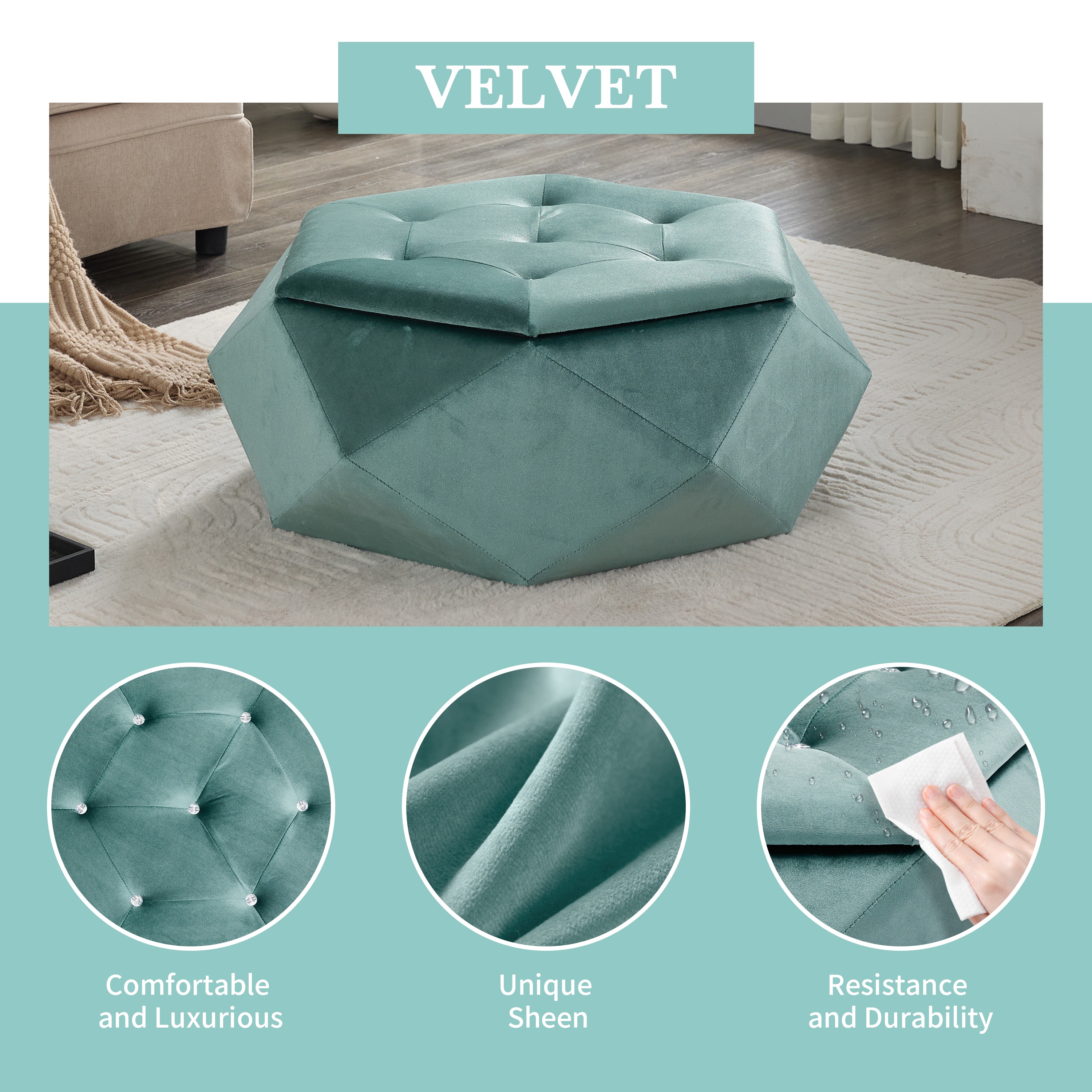 Christopher Knight Home 336909 Indoor-Ottomans - View #5