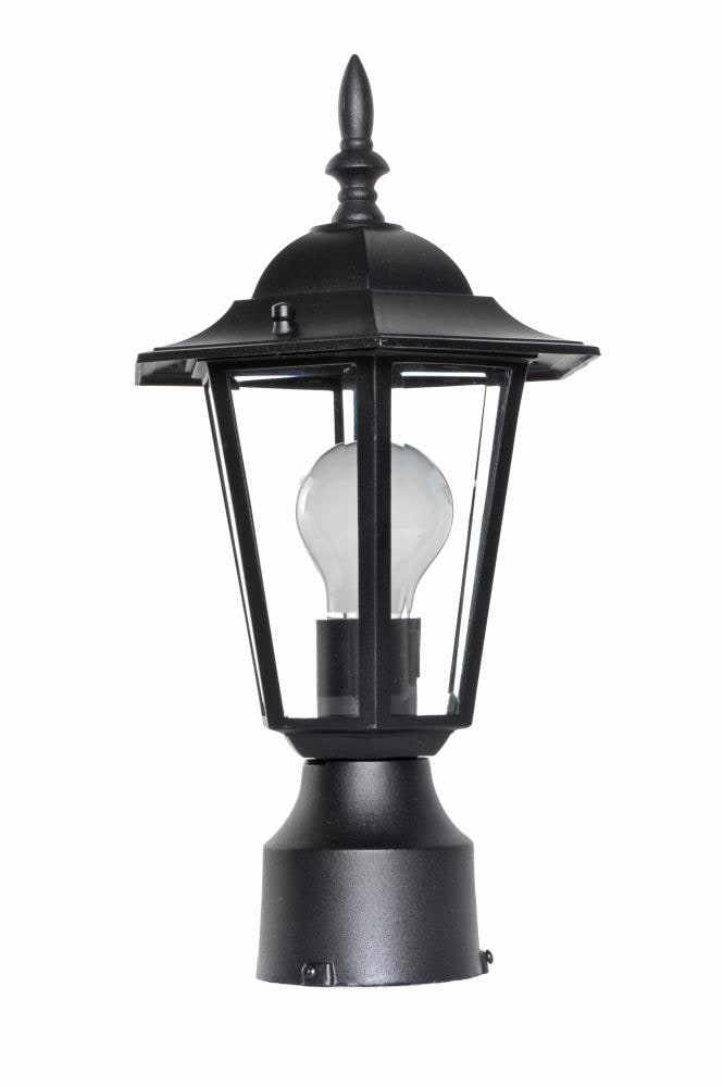 Maxim Lighting 3001CLBK Builder Cast 15.25-Inches Black Traditional Outdoor Post light