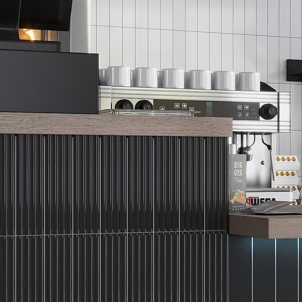 Apollo Tile RID88BLKDECGL Ceramic-Tile - View #4