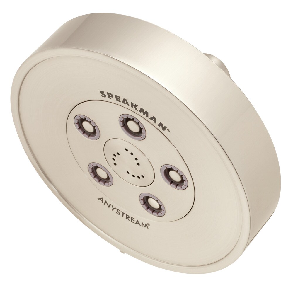 Brushed Nickel Multi-Function Wall Mounted Shower Head
