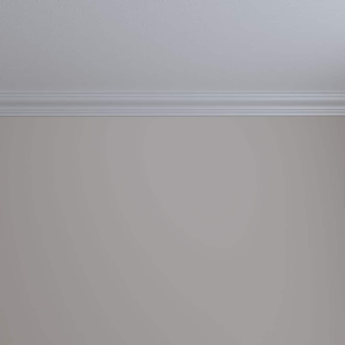Anthony Smooth White Polyurethane Crown Moulding 94.5"