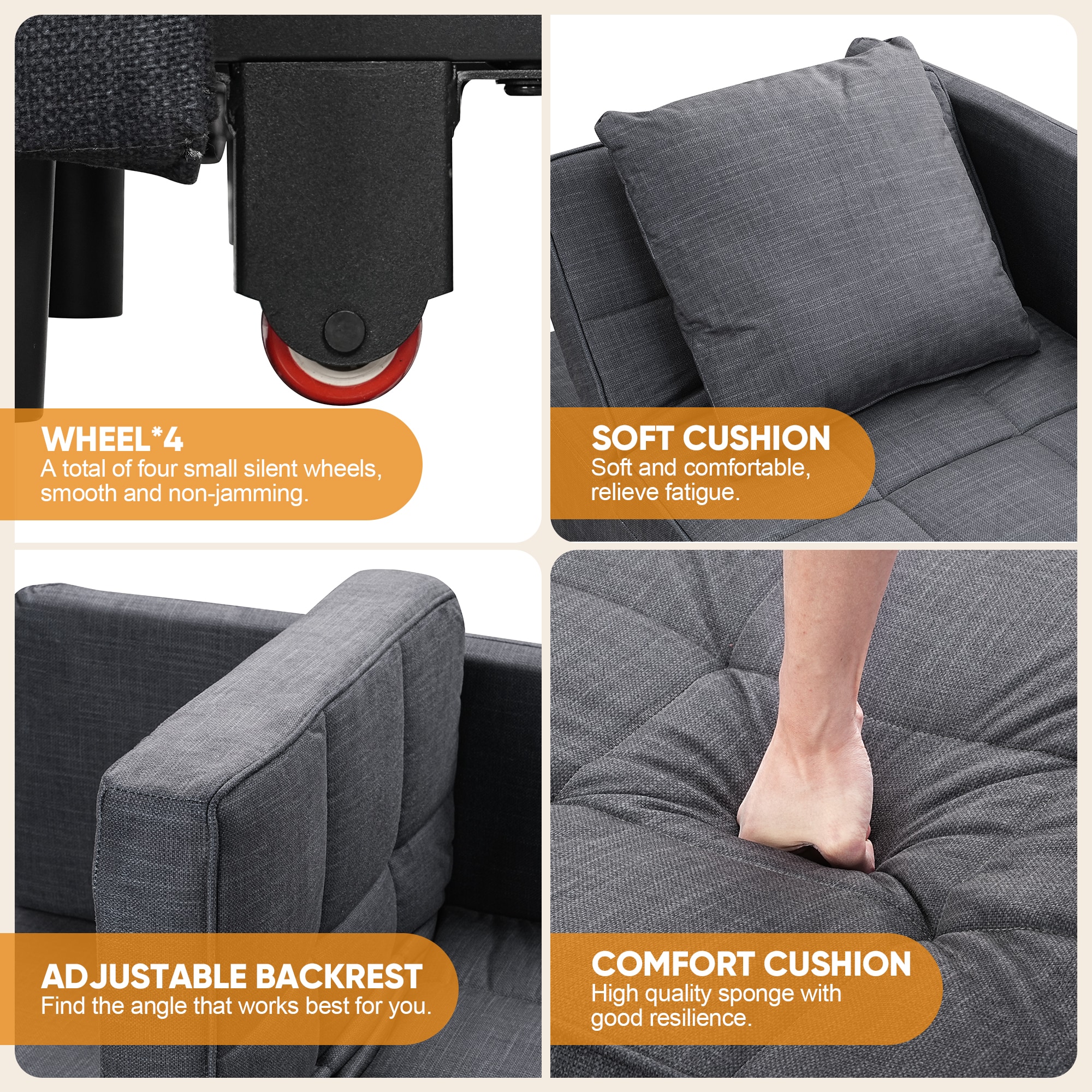 Ainfox WUX023-DG futons - View #5