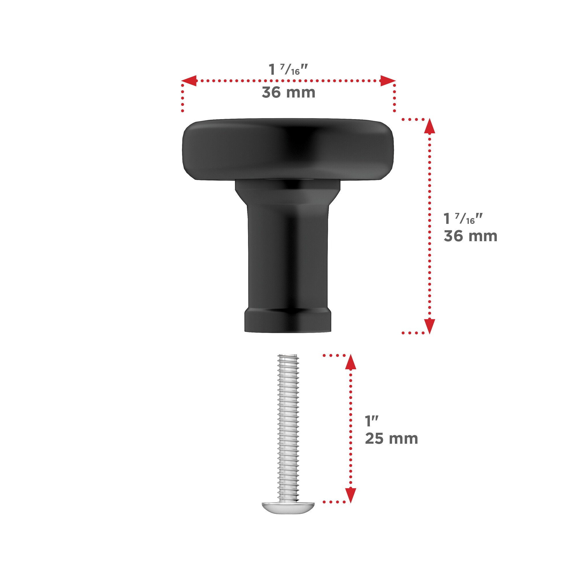 Richelieu BP220936900 Cabinet-Knobs - View #3