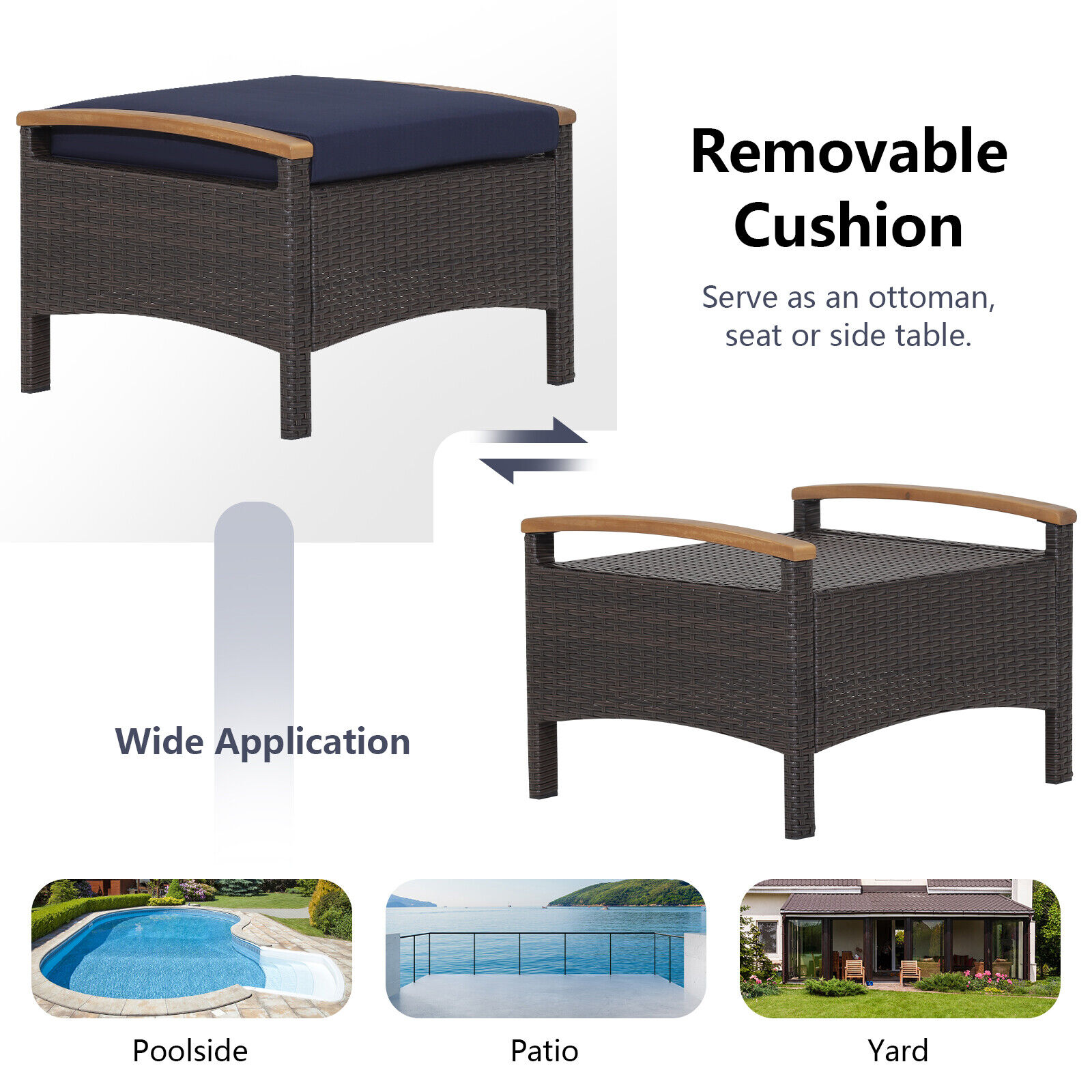 Forclover HYFE-70512NY Stools-Ottomans - View #3
