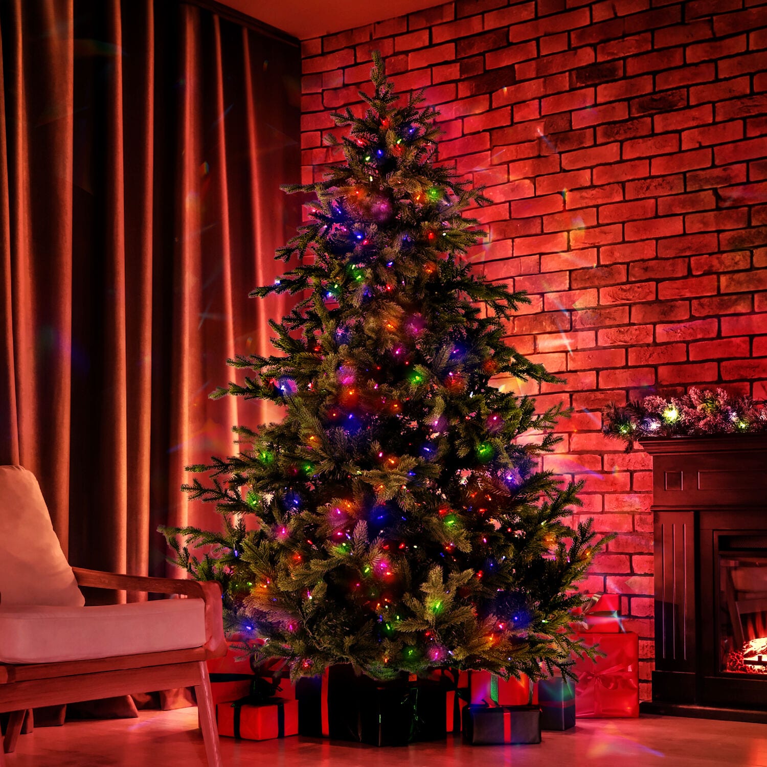 Fraser Hill Farm FFWS090-6GR Artificial-Christmas-Trees - View #10