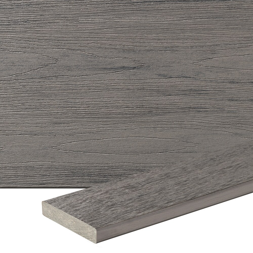 TimberTech RC5420DW-FR Reserve 1-in x 6-in x 20-ft Driftwood Square Composite Deck board