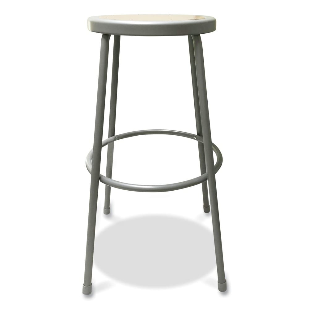 Alera ALEIS6630G 30 inches Backless Industrial Metal Shop Stool in Brown #ALENIS6630G