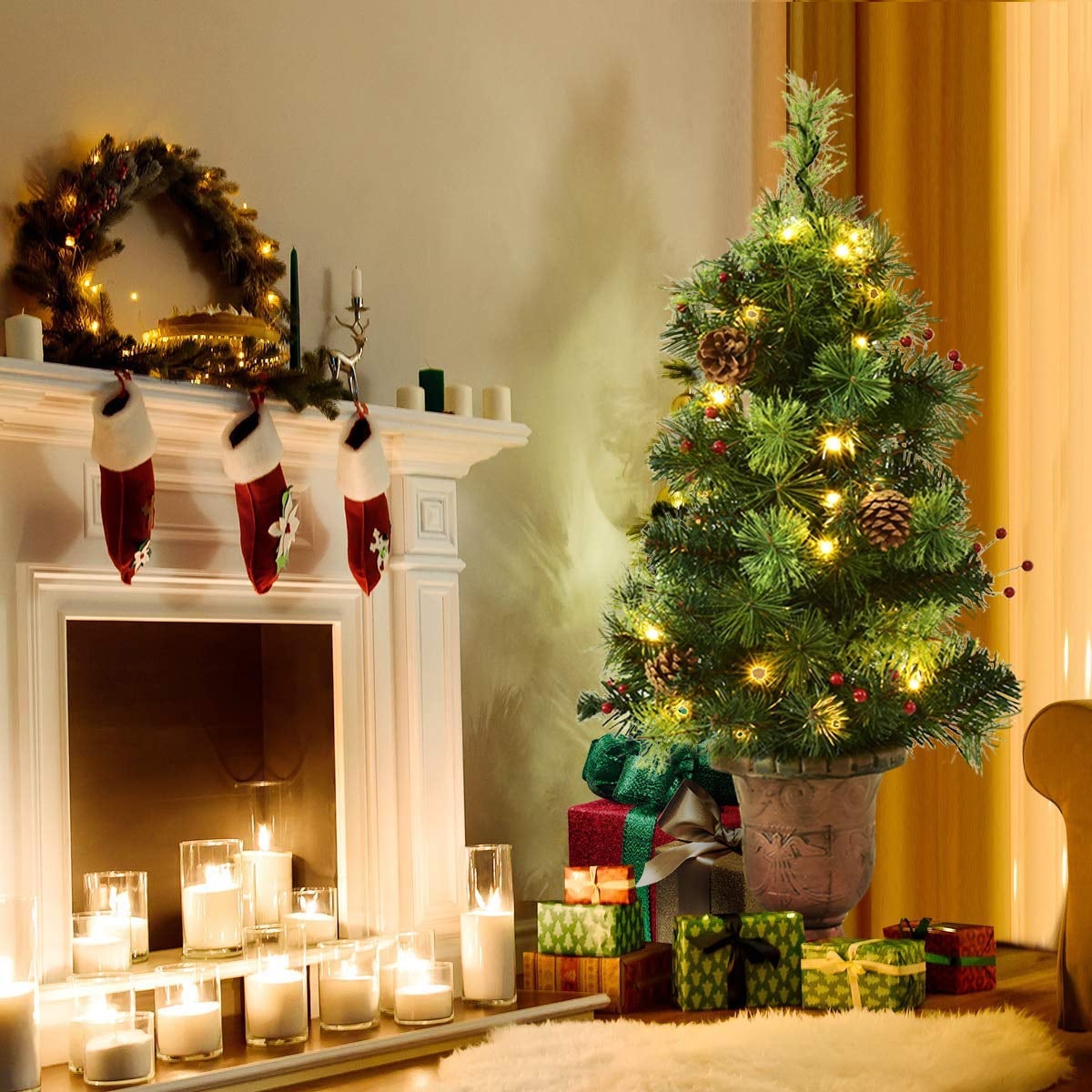 WELLFOR CM-HWY-20675 Artificial-Christmas-Trees - View #9