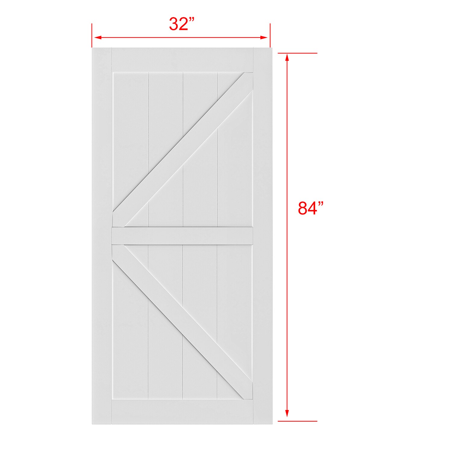 SINOFURN SYB590037WT Barn-Doors - View #9