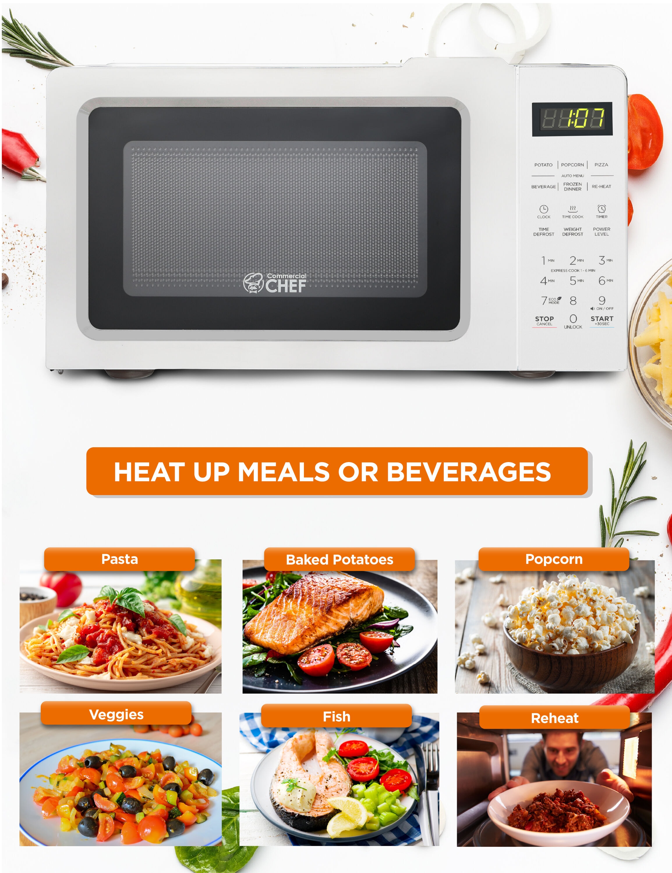 Commercial Chef CHM770W Cnt-Mwo - View #14