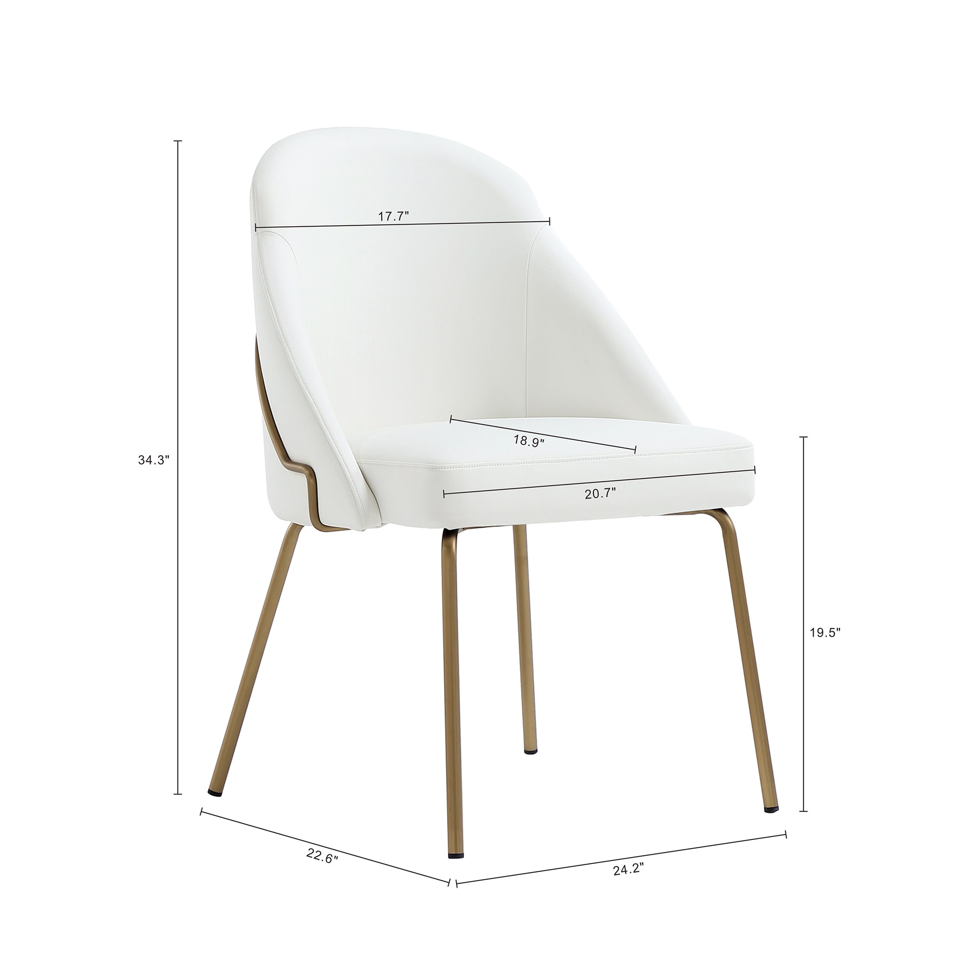 Manhattan Comfort DC100-GWH Dining-Chairs - View #3