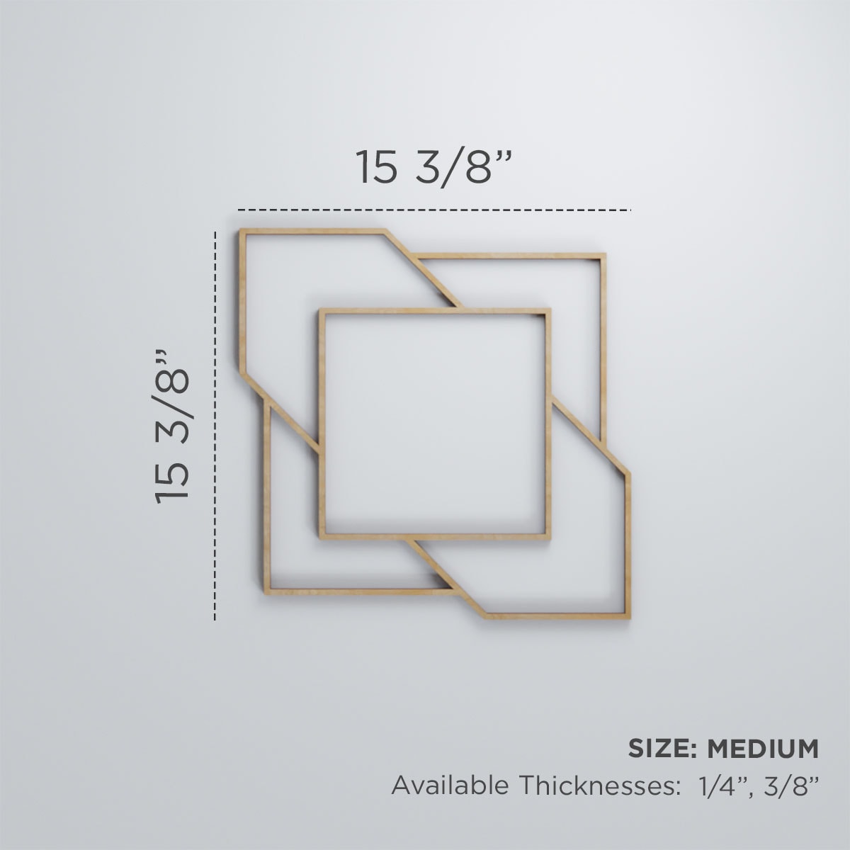 Ekena Millwork WALW16X16X0375MMTBI Wall-Panels - View #3
