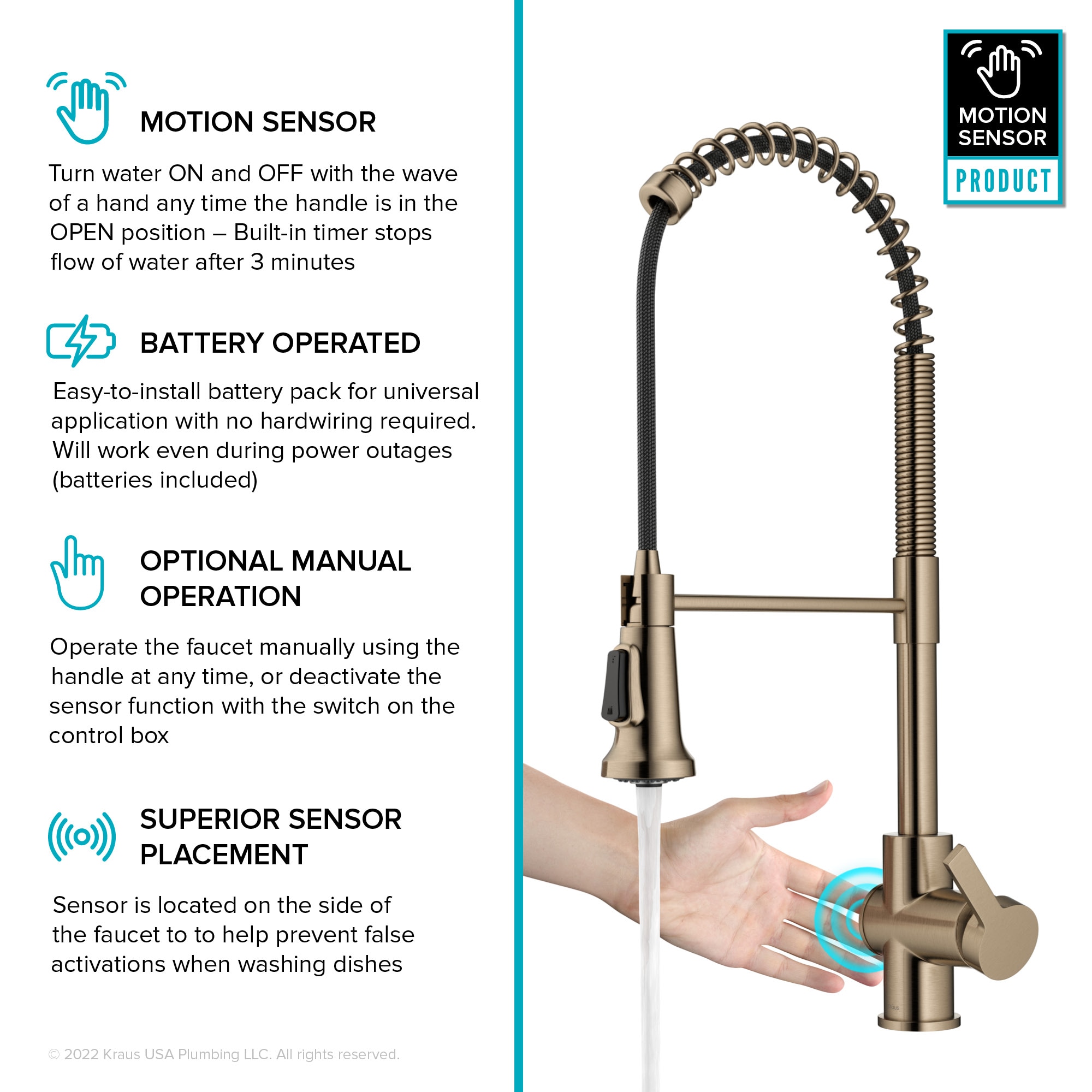 Kraus KSF-1691SFACB Kitchen-Faucets - View #2