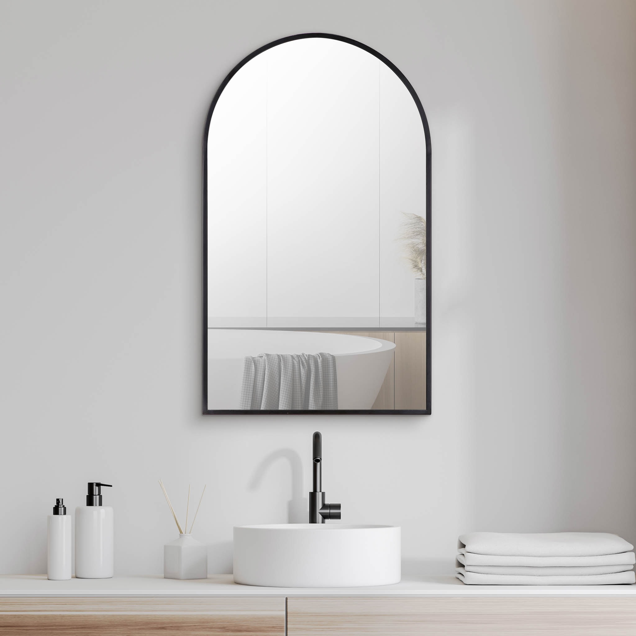  8801-BLACK Bathroom-Medicine-Cabinets - View #5